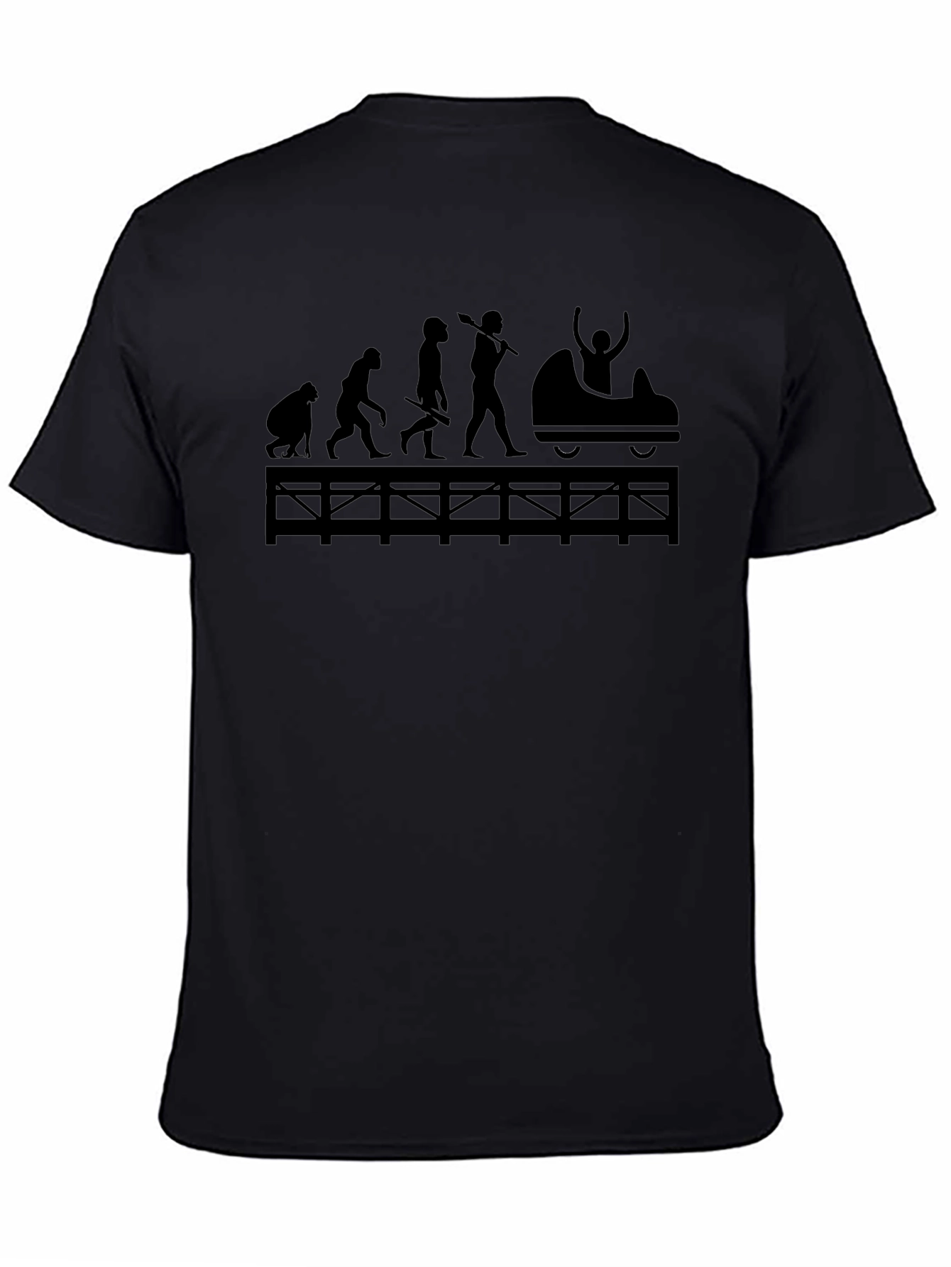 Evolution of Thrill Black T-Shirt