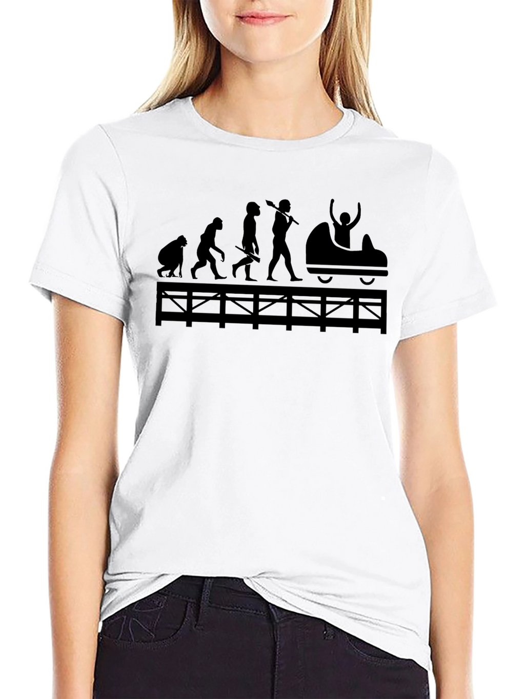 Evolution of Thrill Black T-Shirt
