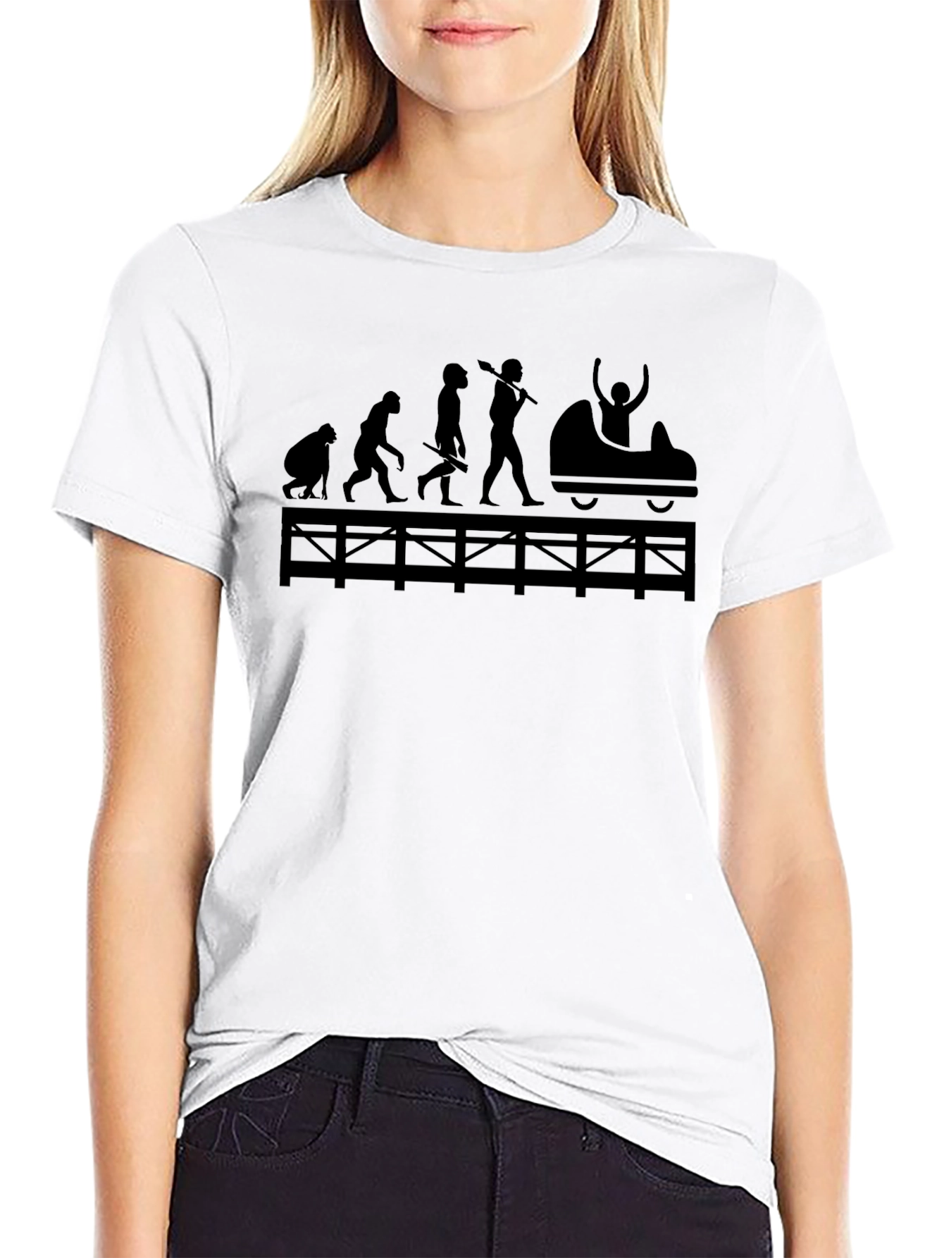 Evolution of Thrill Black T-Shirt