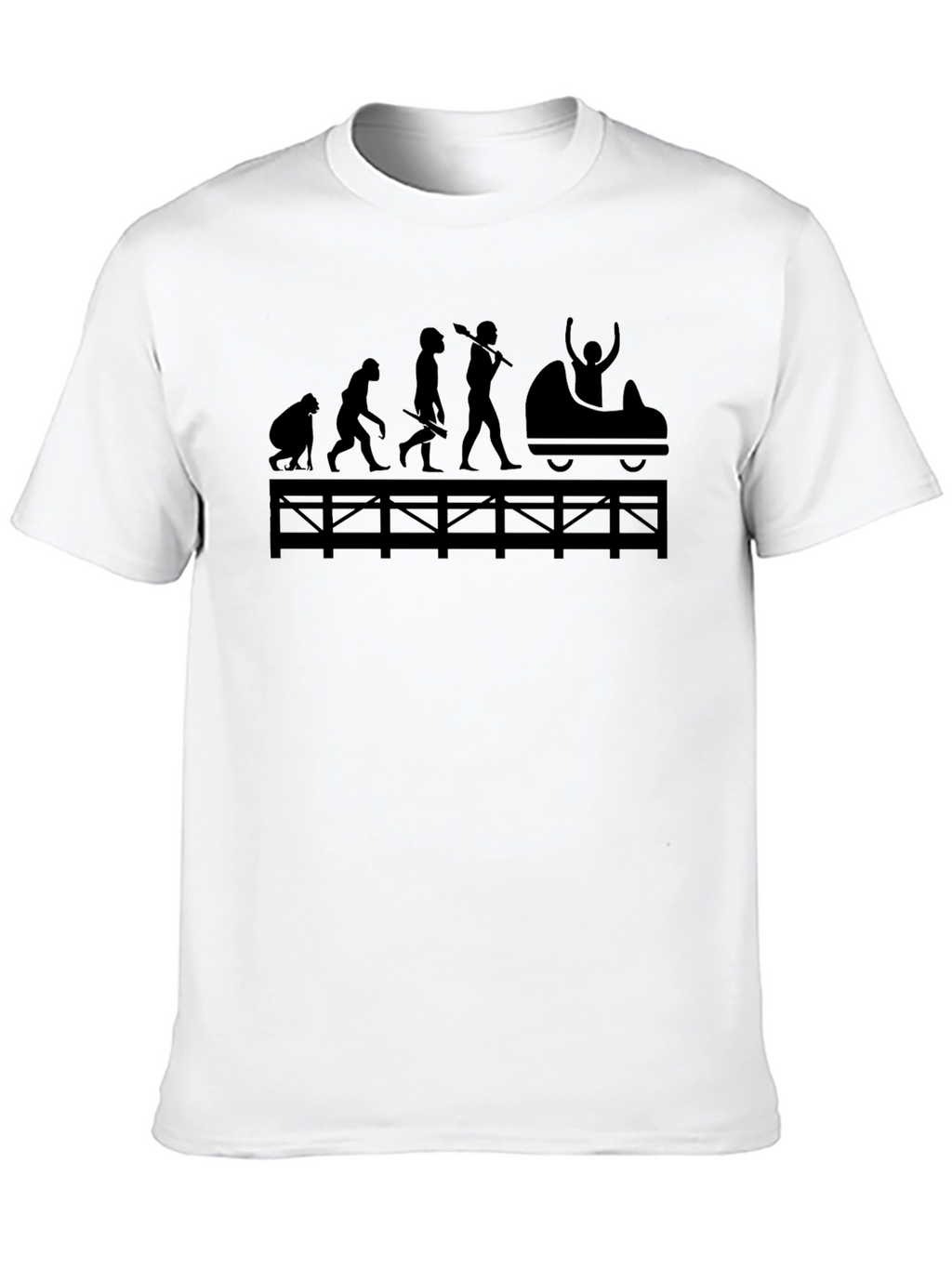 Evolution of Thrill Black T-Shirt