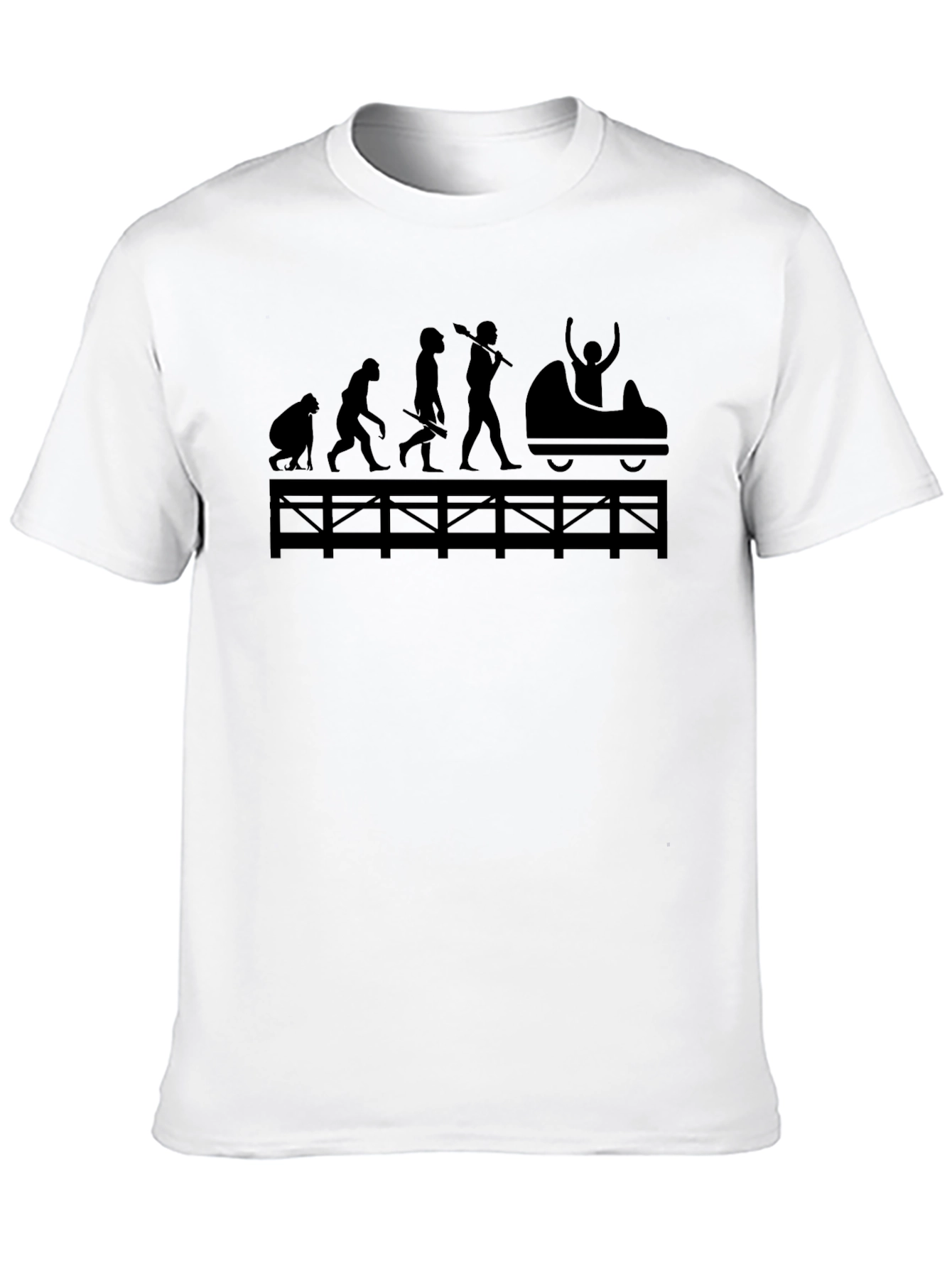 Evolution of Thrill Black T-Shirt