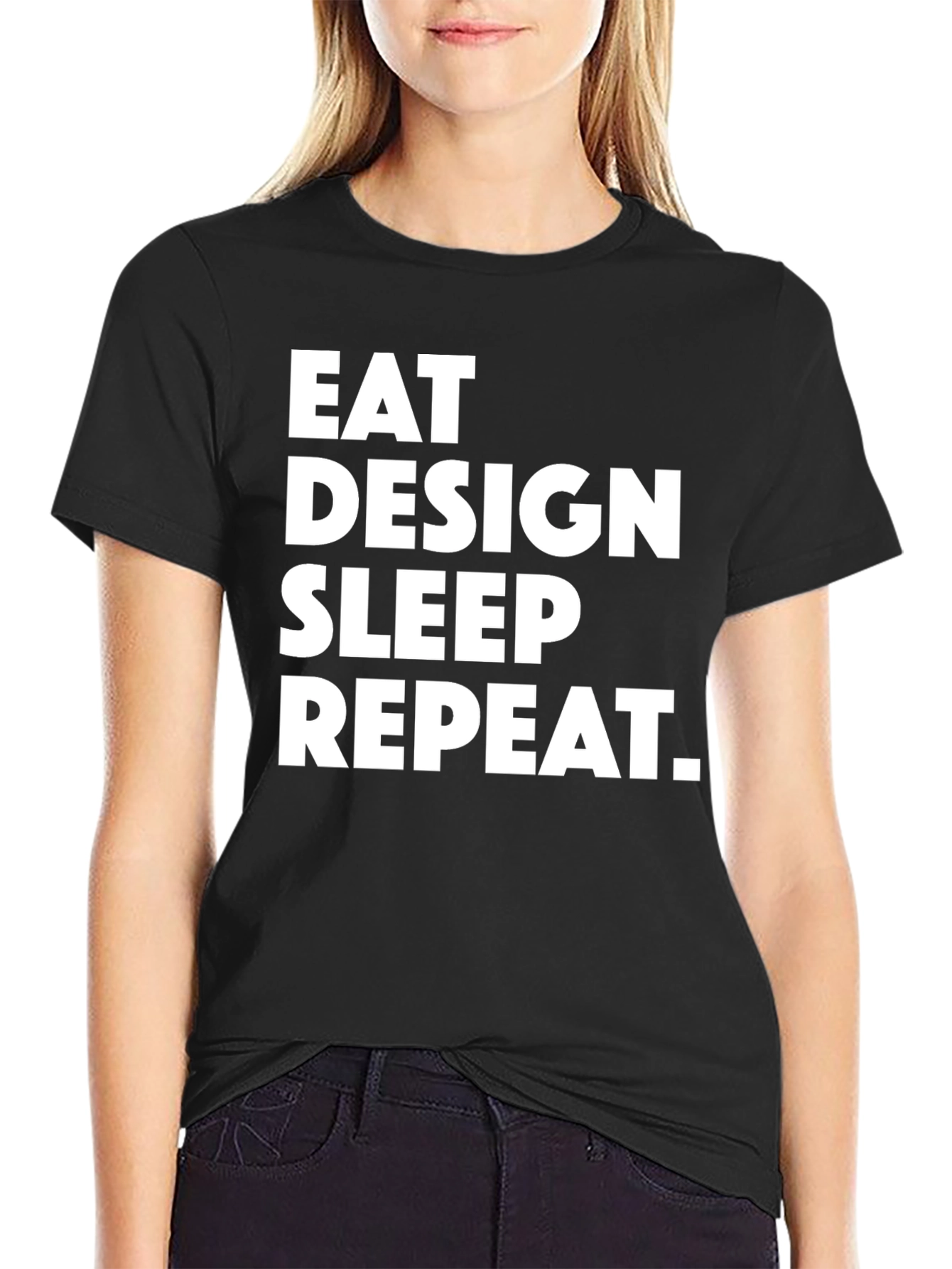Eat Design Sleep Repeat Graphic Tee