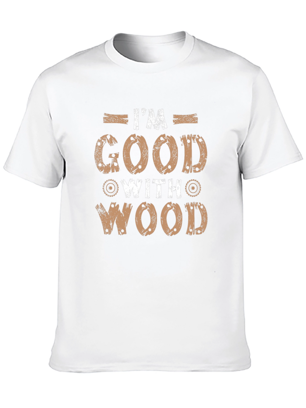 Im Good With Wood Graphic Tee - Black