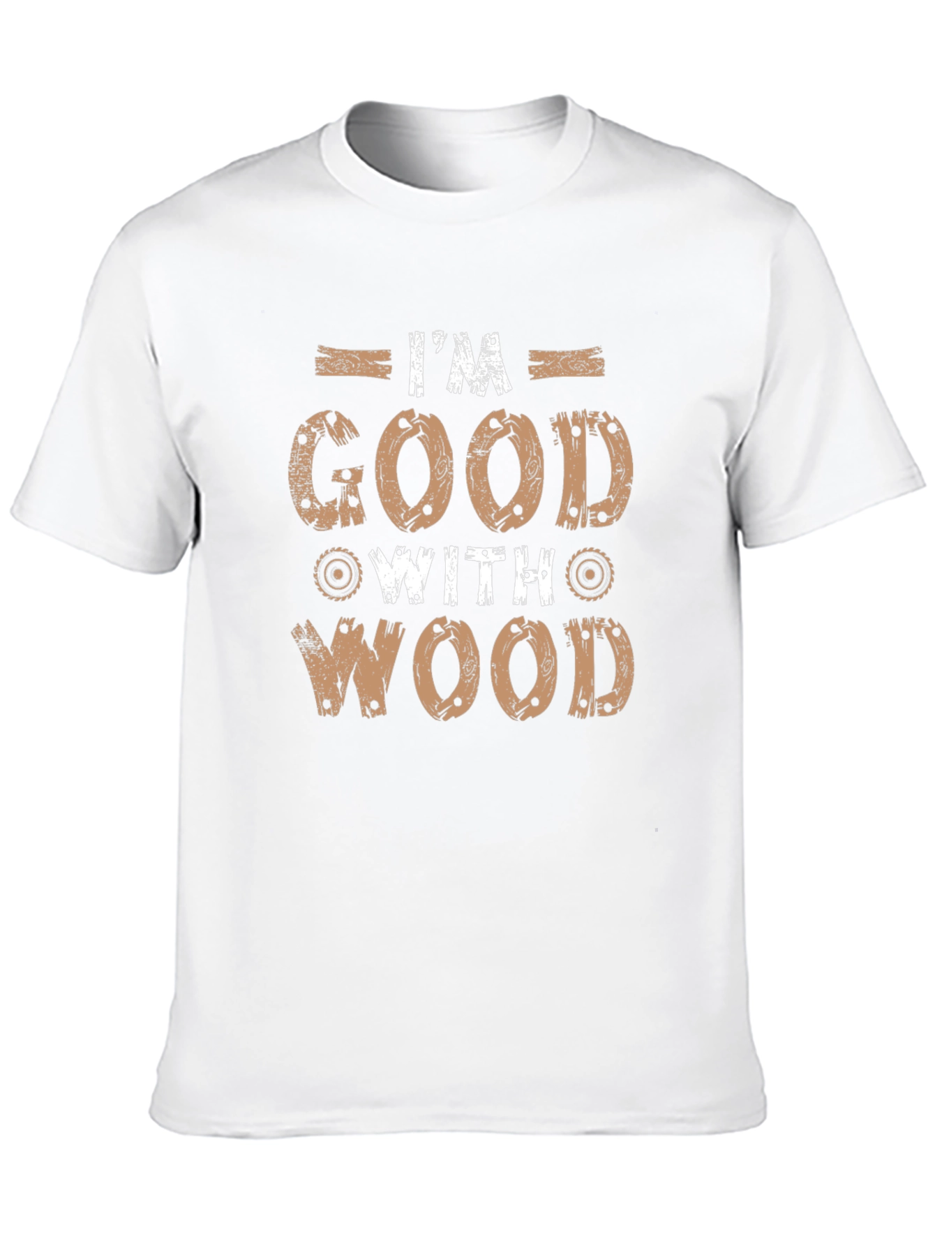 Im Good With Wood Graphic Tee - Black