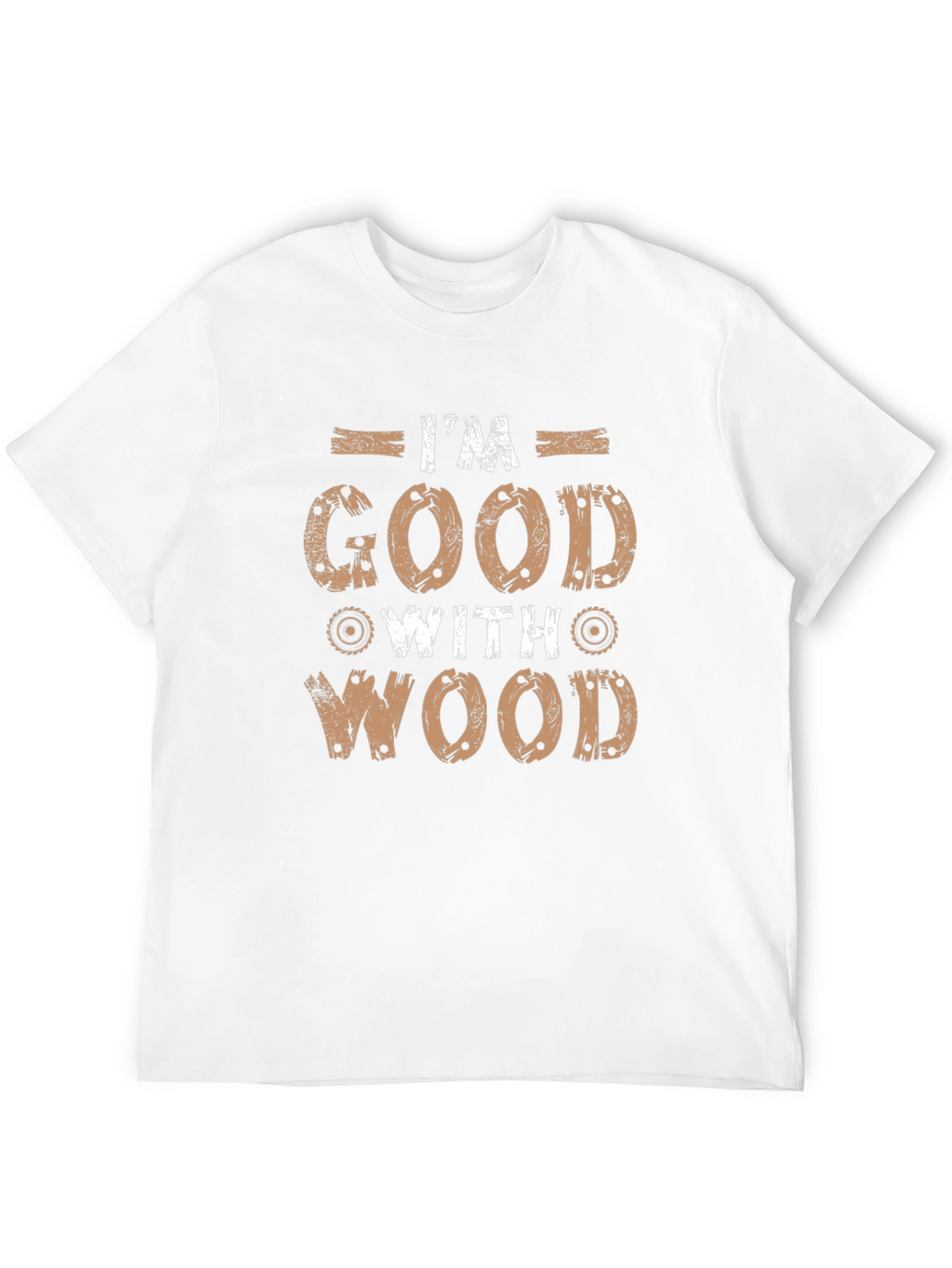 Im Good With Wood Graphic Tee - Black