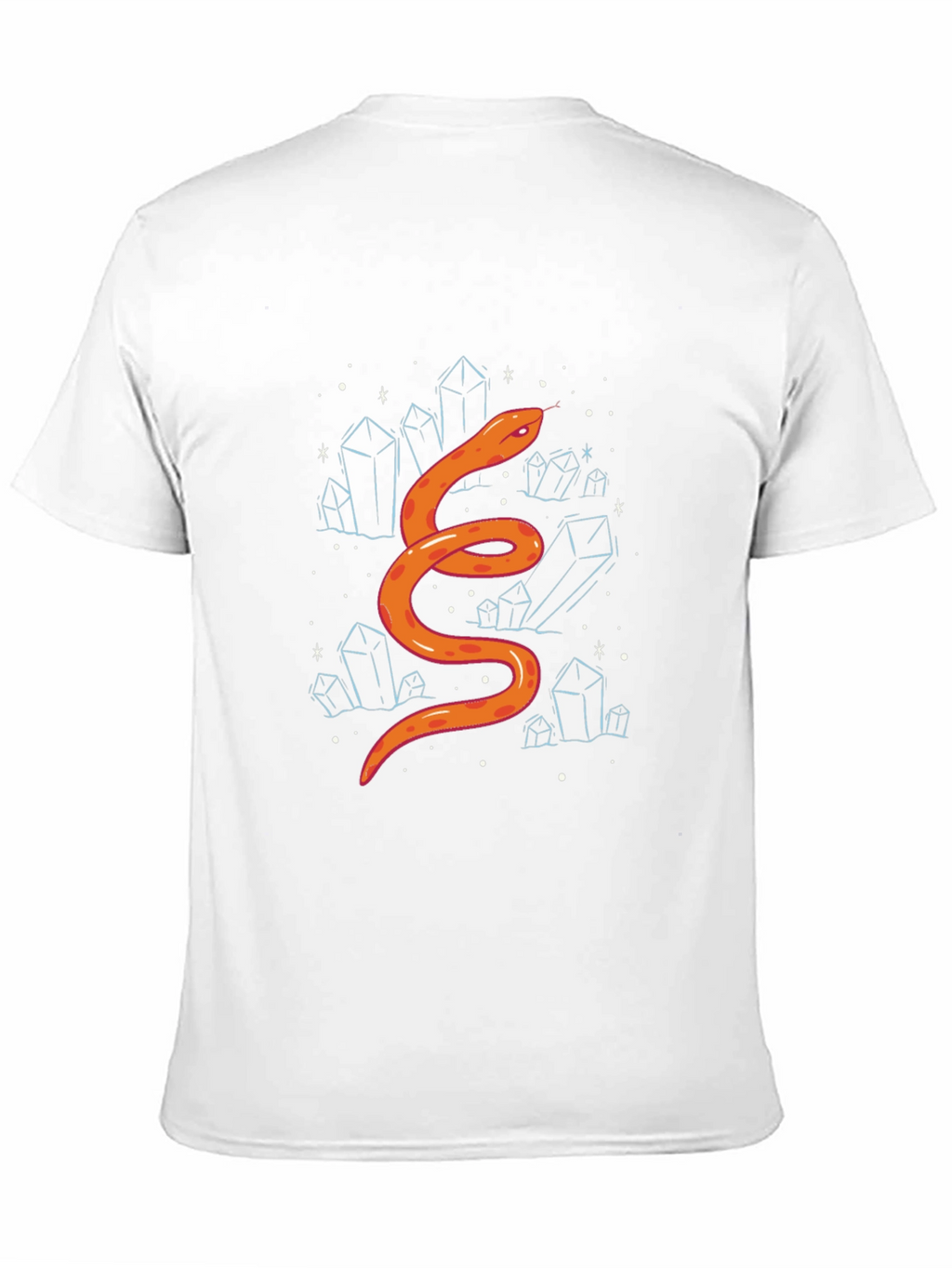 Snake & Crystals Graphic Tee - Stylish Casual Wear