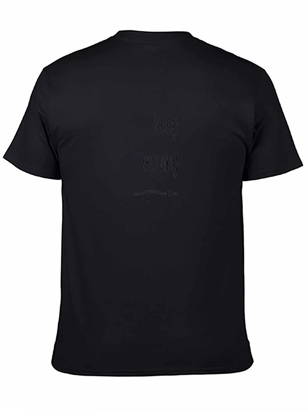 Keep Moving Graphic Tee - Motivational Shirt