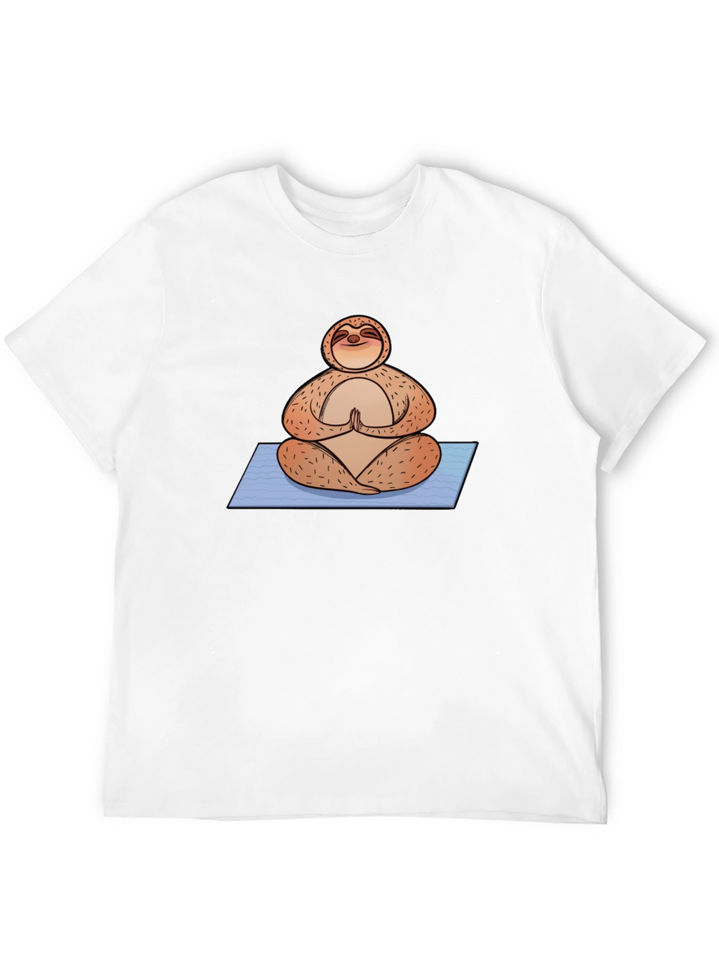 Meditating Sloth Graphic Tee - Relaxed Fit