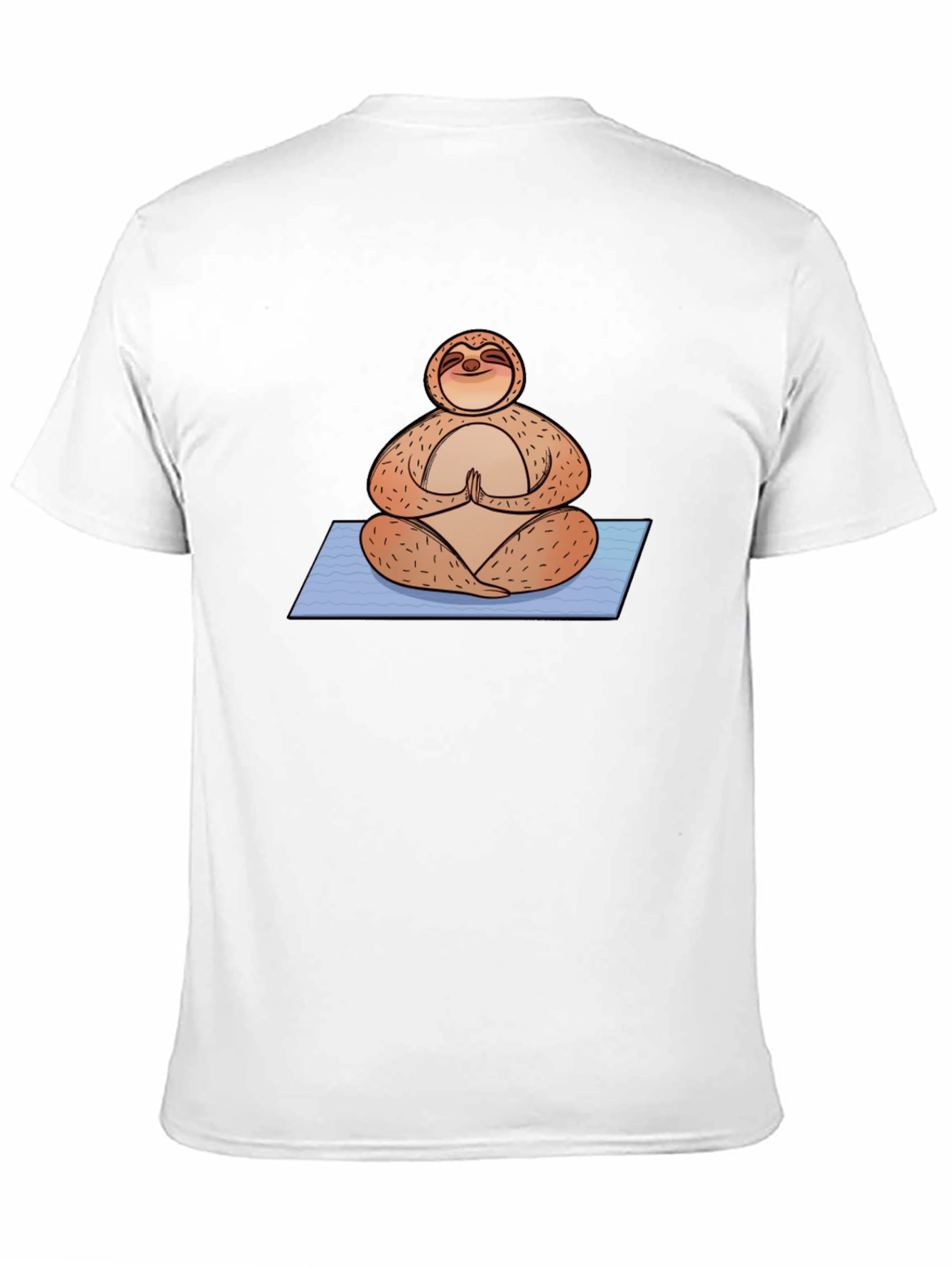 Meditating Sloth Graphic Tee - Relaxed Fit