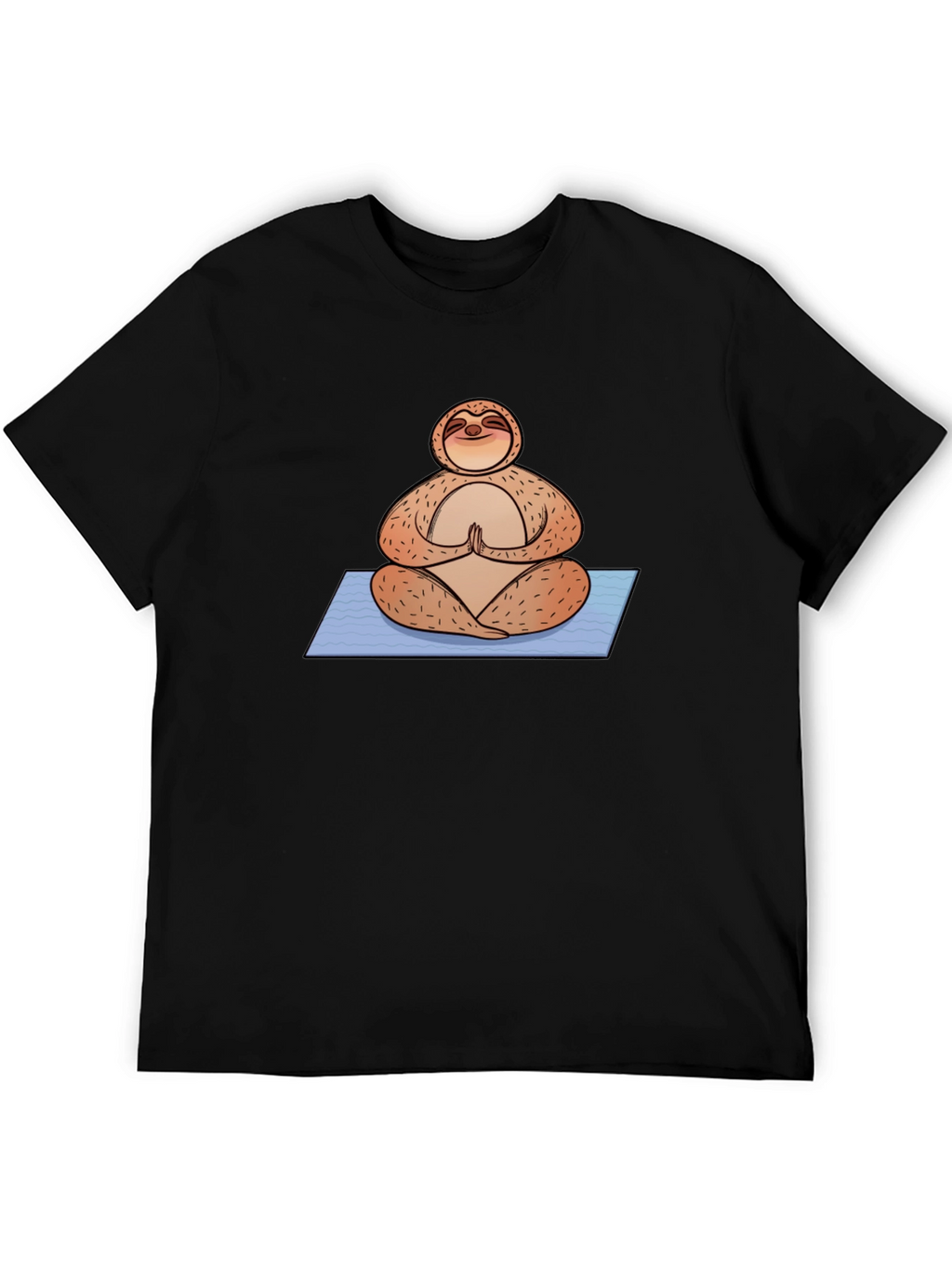 Meditating Sloth Graphic Tee - Relaxed Fit