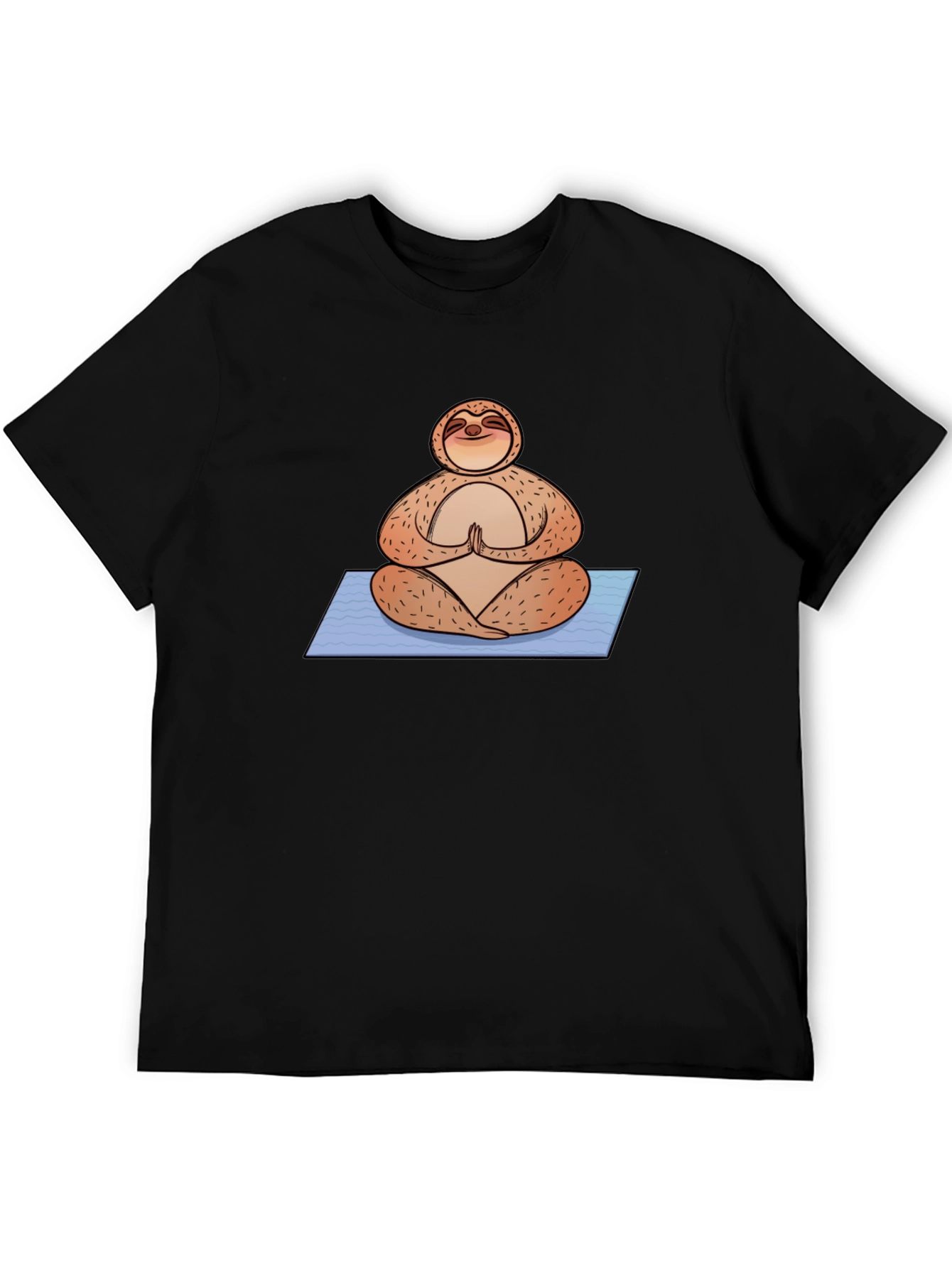 Meditating Sloth Graphic Tee - Relaxed Fit