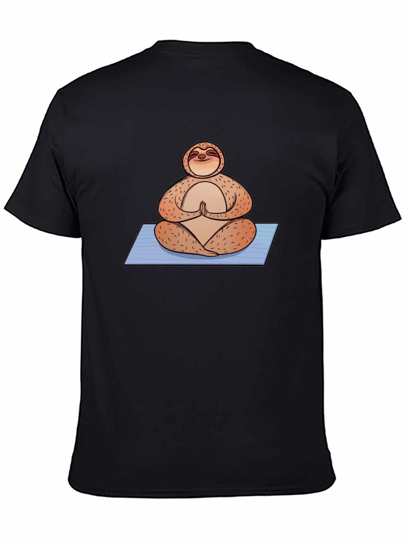 Meditating Sloth Graphic Tee - Relaxed Fit