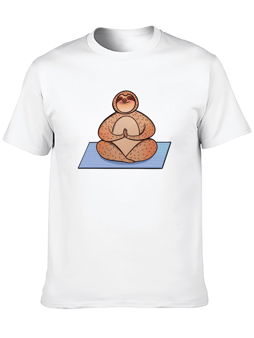 Meditating Sloth Graphic Tee - Relaxed Fit