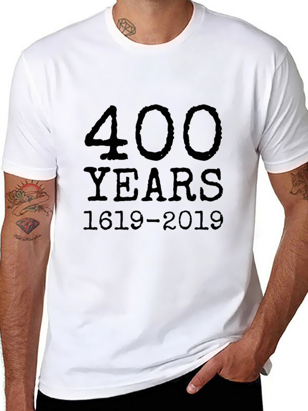 400 Years 1619-2019 Graphic Tee
