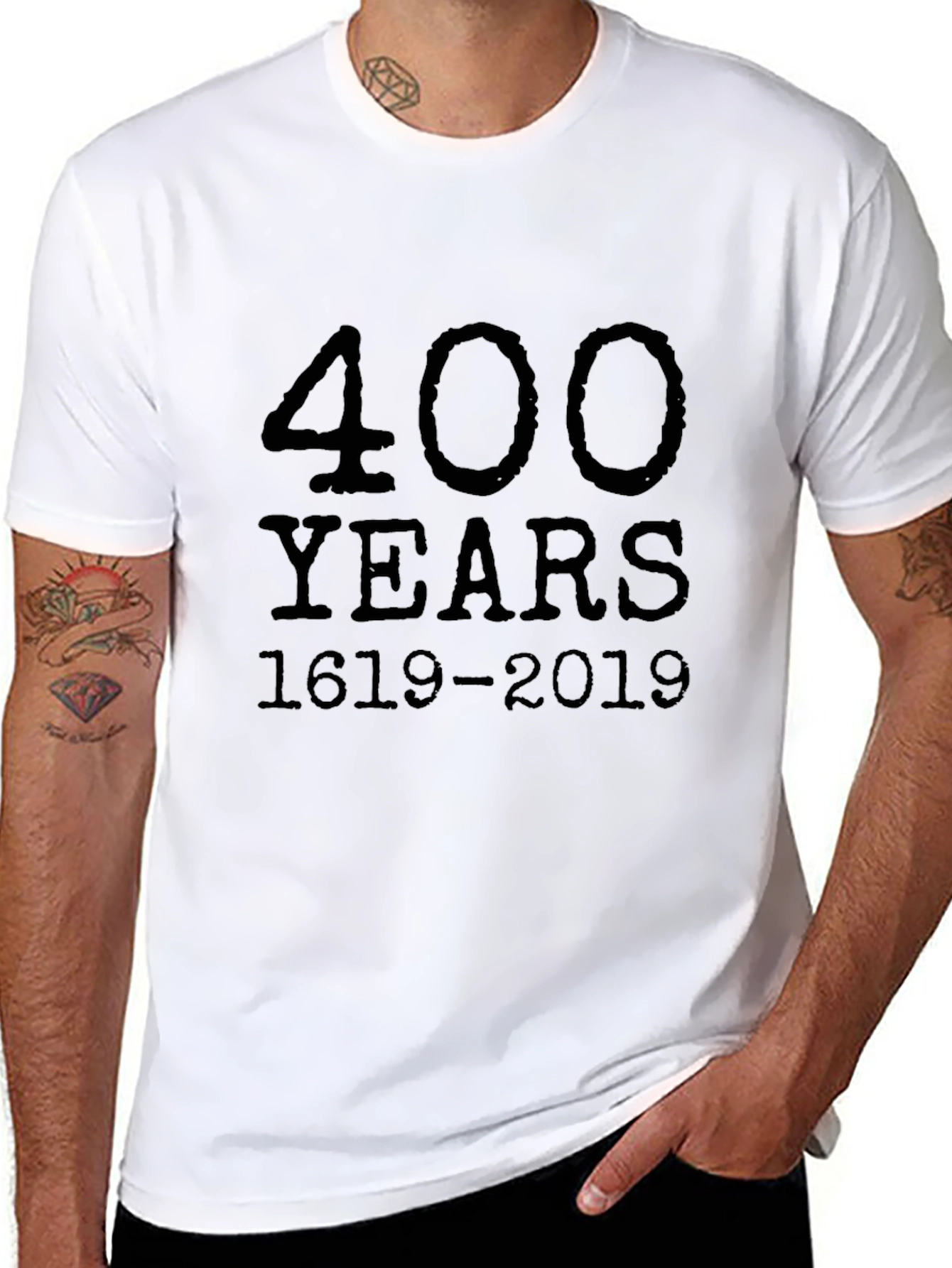 400 Years 1619-2019 Graphic Tee