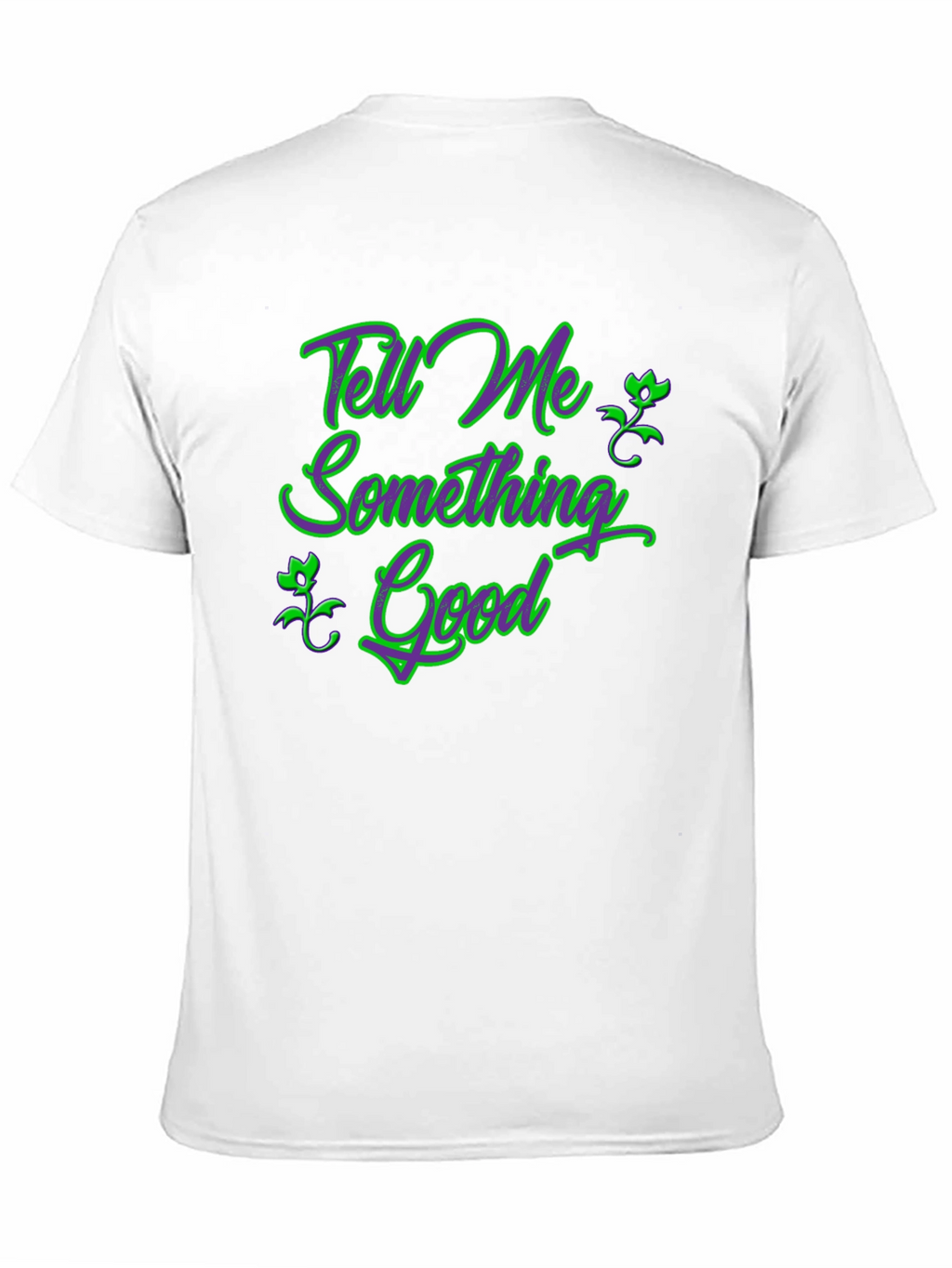 Tell Me Something Good Black Graphic Tee