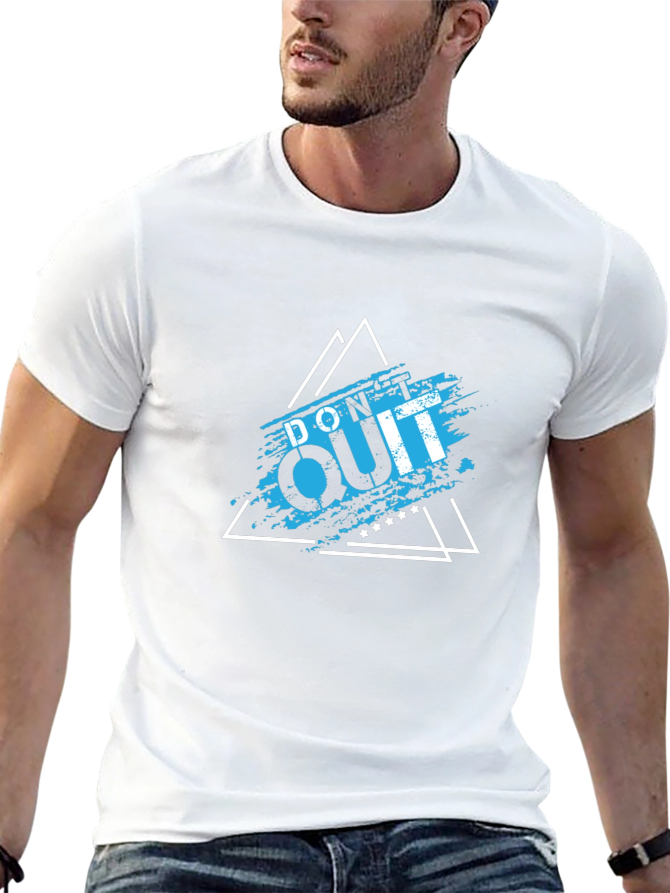 Dont Quit Motivational Black T-Shirt
