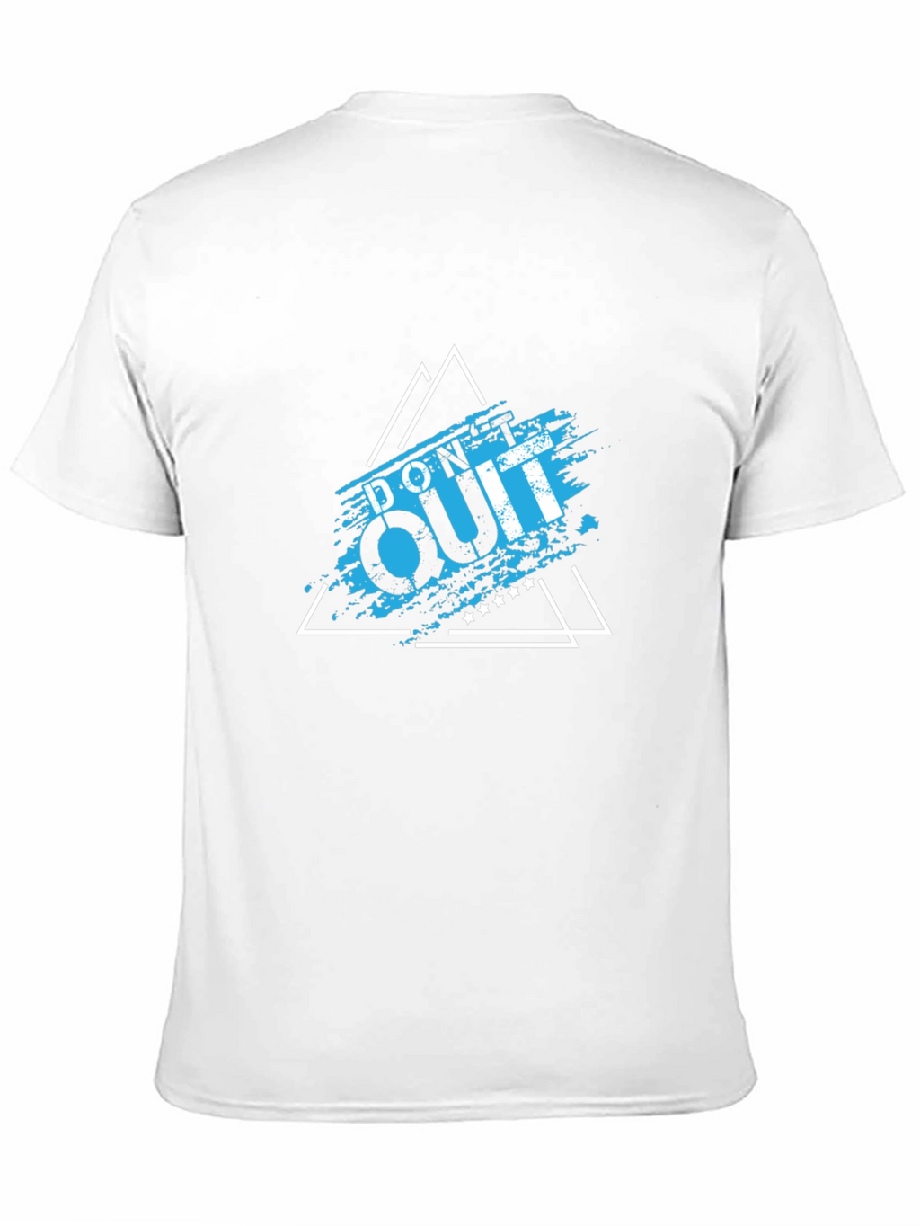 Dont Quit Motivational Black T-Shirt