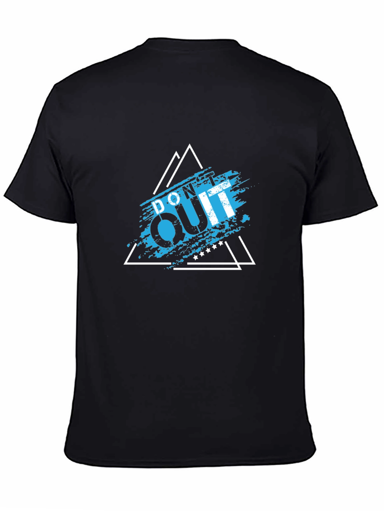 Dont Quit Motivational Black T-Shirt
