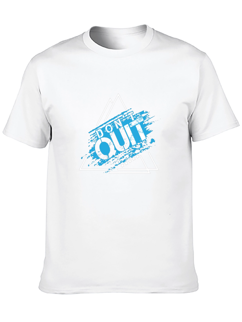 Dont Quit Motivational Black T-Shirt