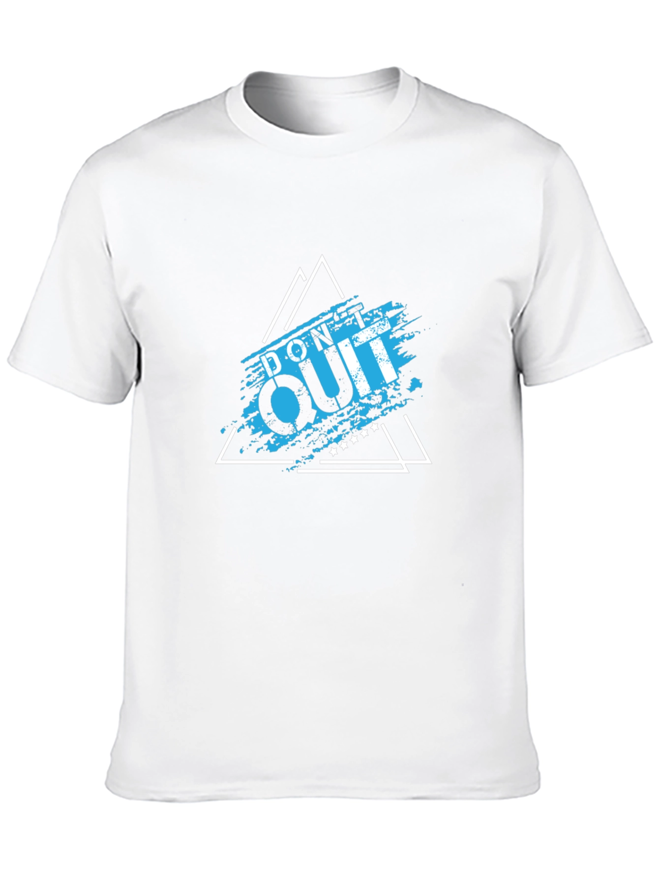 Dont Quit Motivational Black T-Shirt