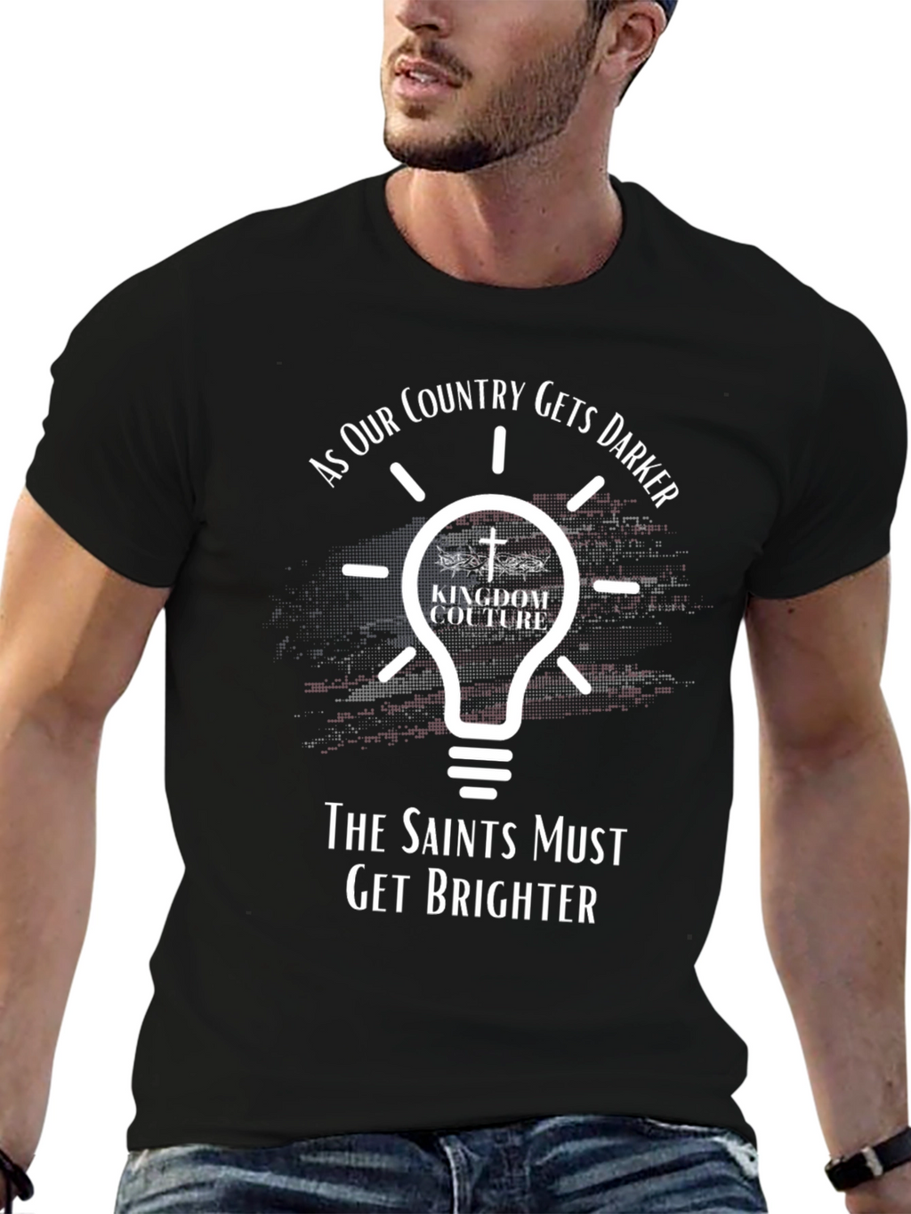 Kingdom Couture Lightbulb Christian Graphic T-Shirt