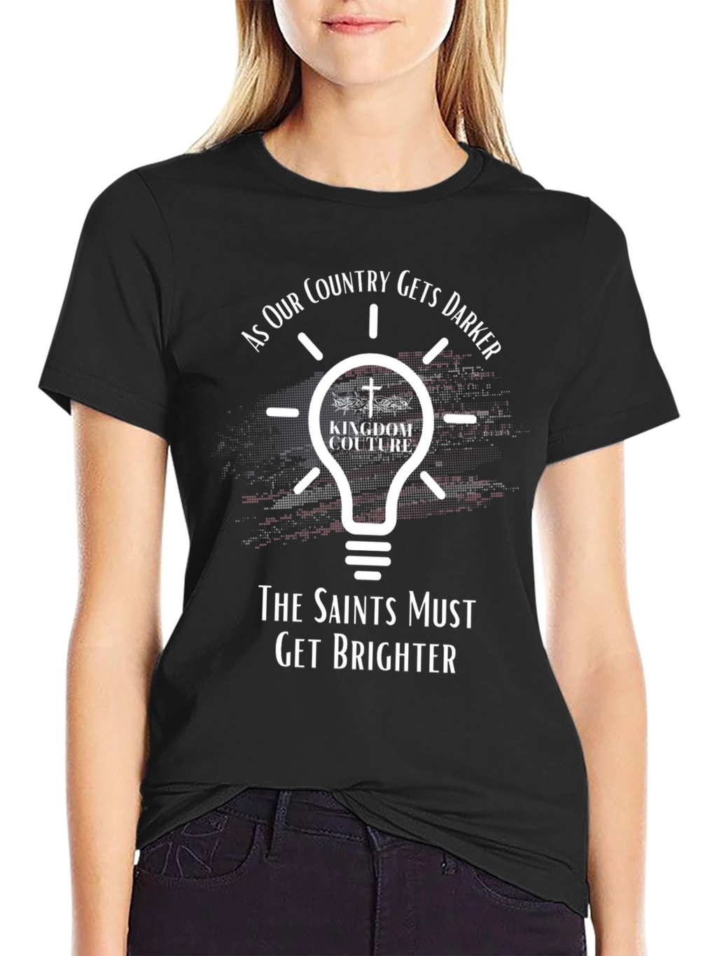 Kingdom Couture Lightbulb Christian Graphic T-Shirt