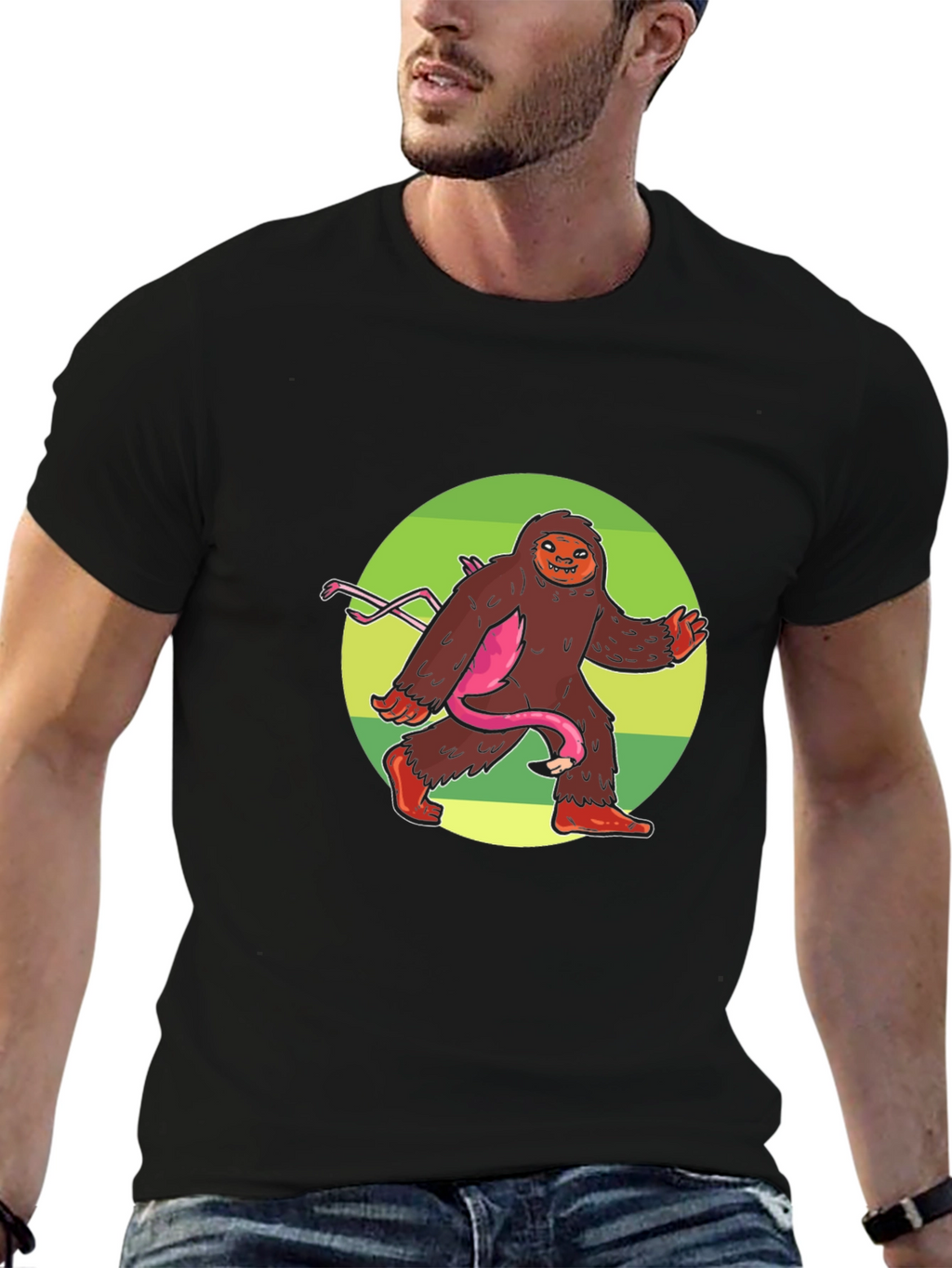 Sasquatch Flamingo T-Shirt