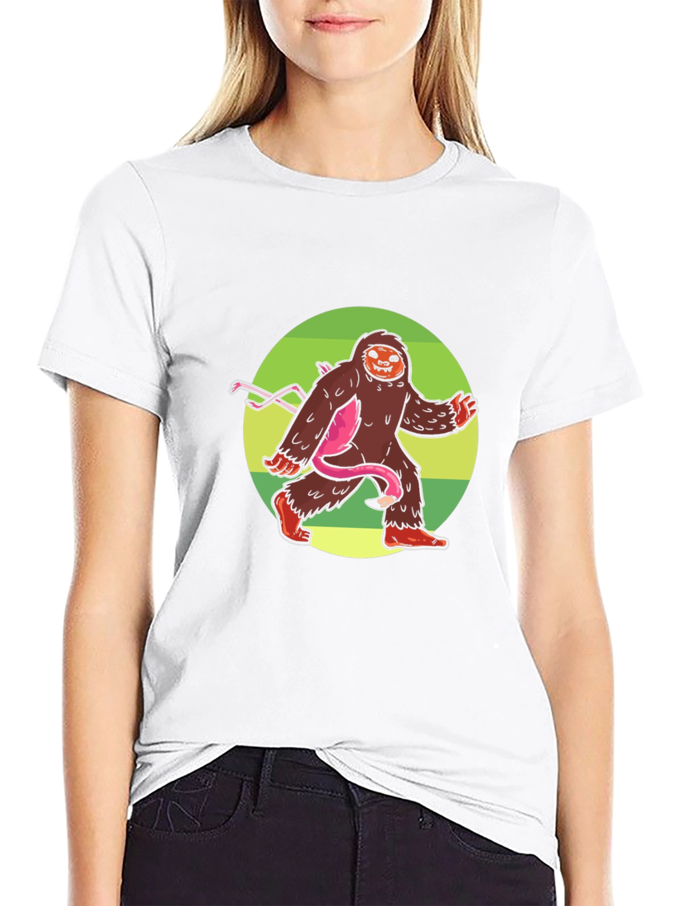 Sasquatch Flamingo T-Shirt