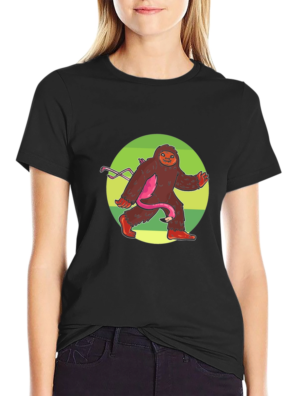 Sasquatch Flamingo T-Shirt