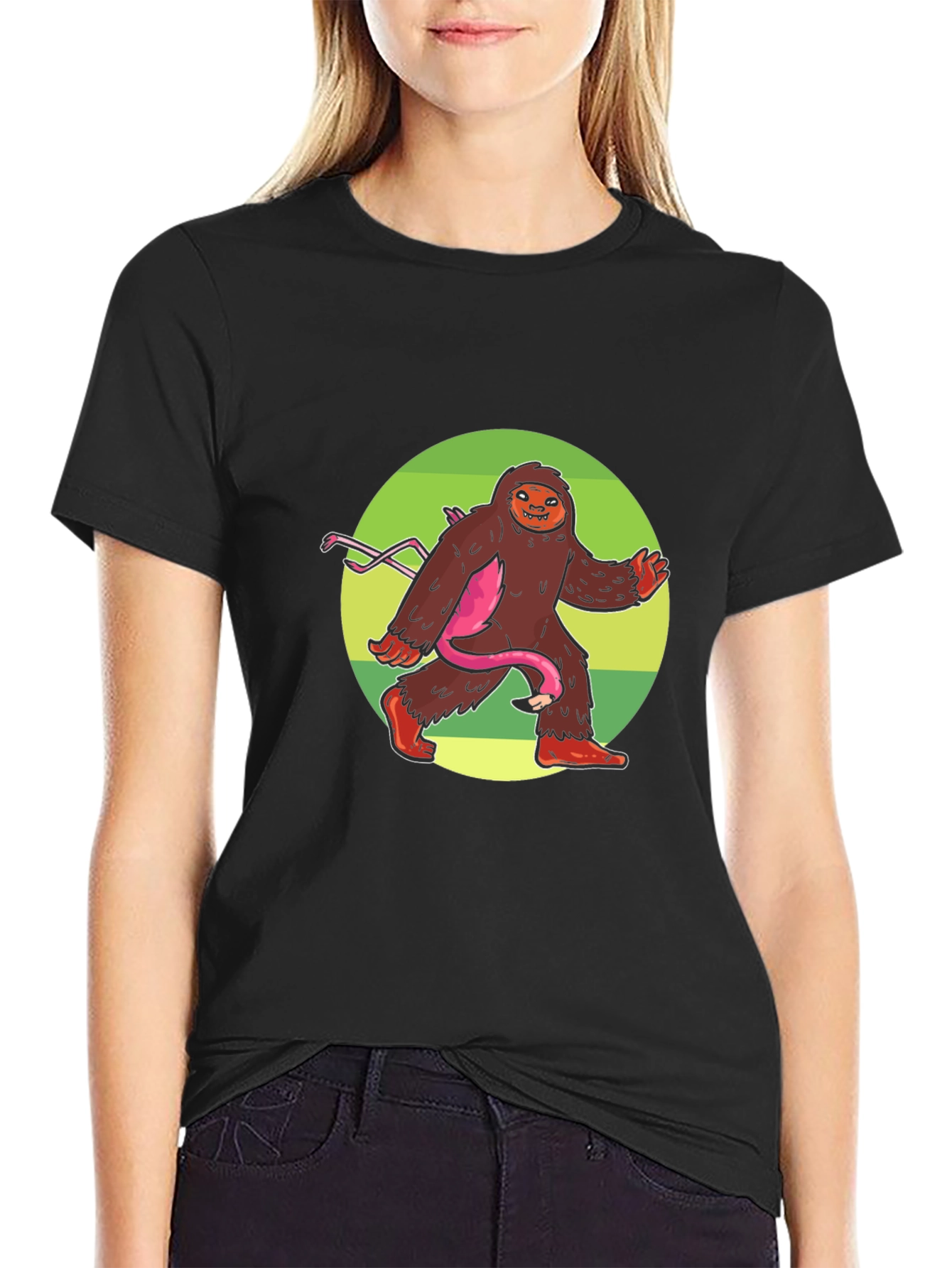 Sasquatch Flamingo T-Shirt
