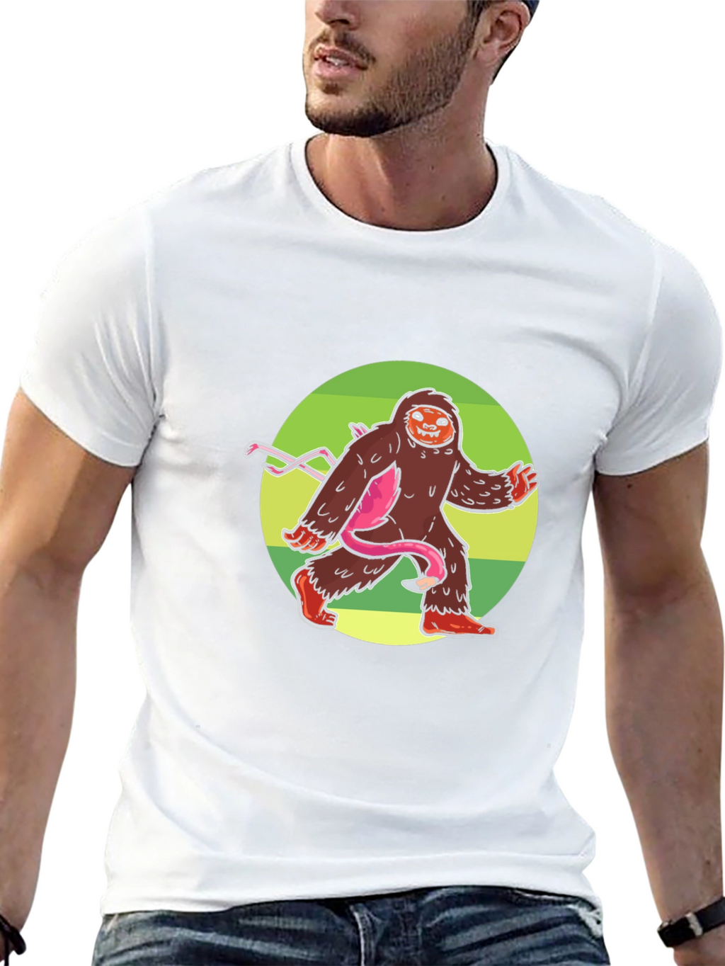 Sasquatch Flamingo T-Shirt