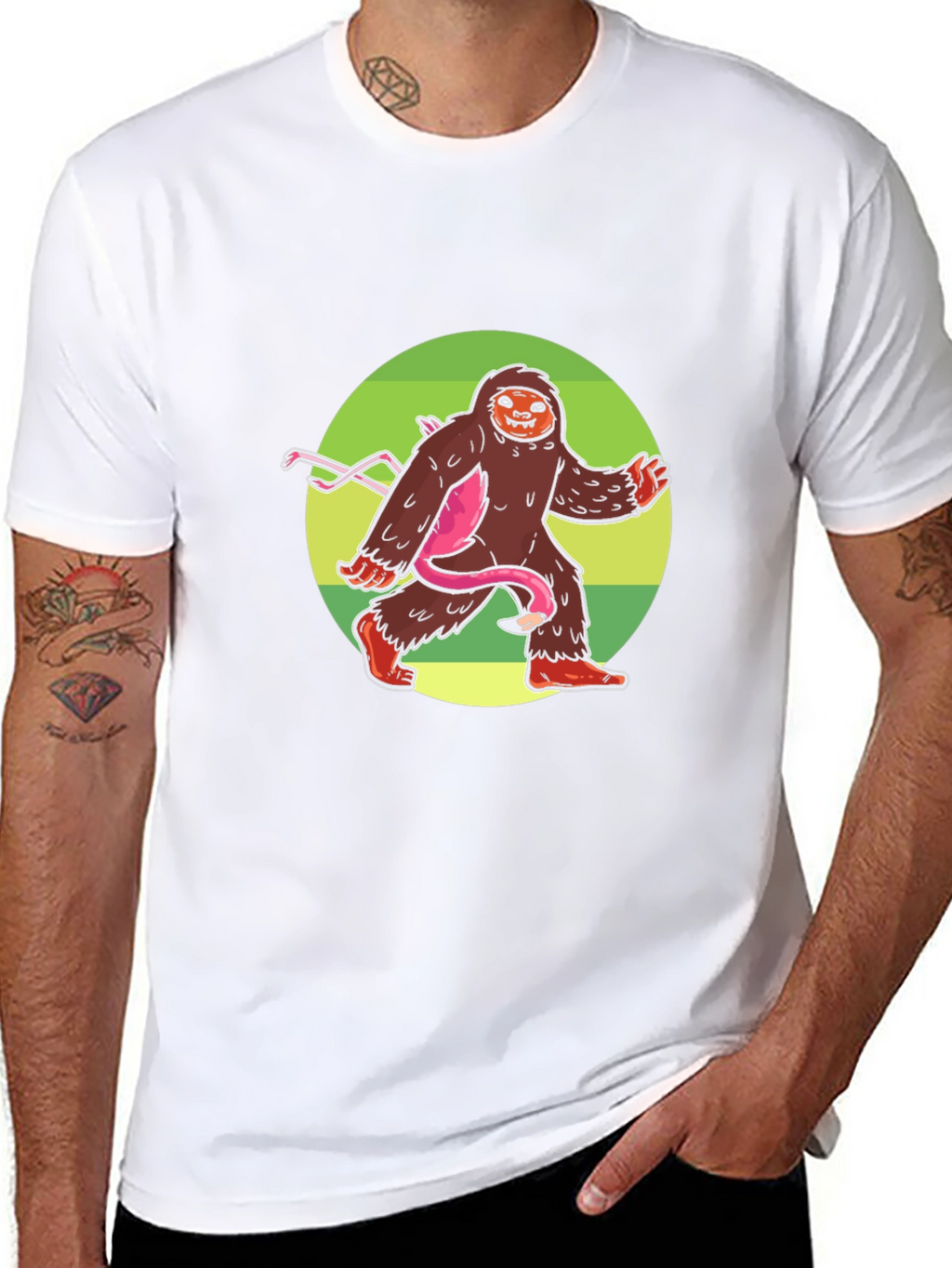 Sasquatch Flamingo T-Shirt