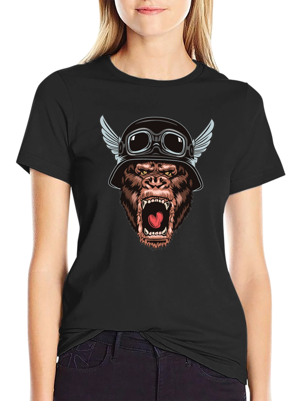 Biker Gorilla T-Shirt