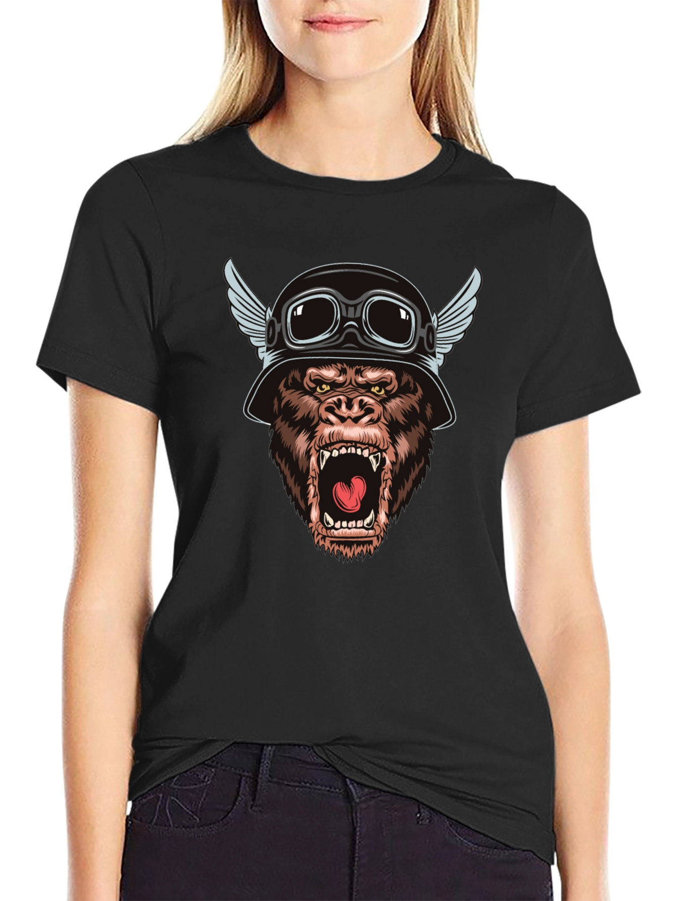 Biker Gorilla T-Shirt