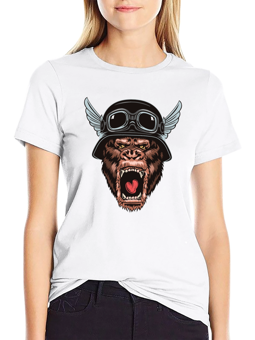 Biker Gorilla T-Shirt