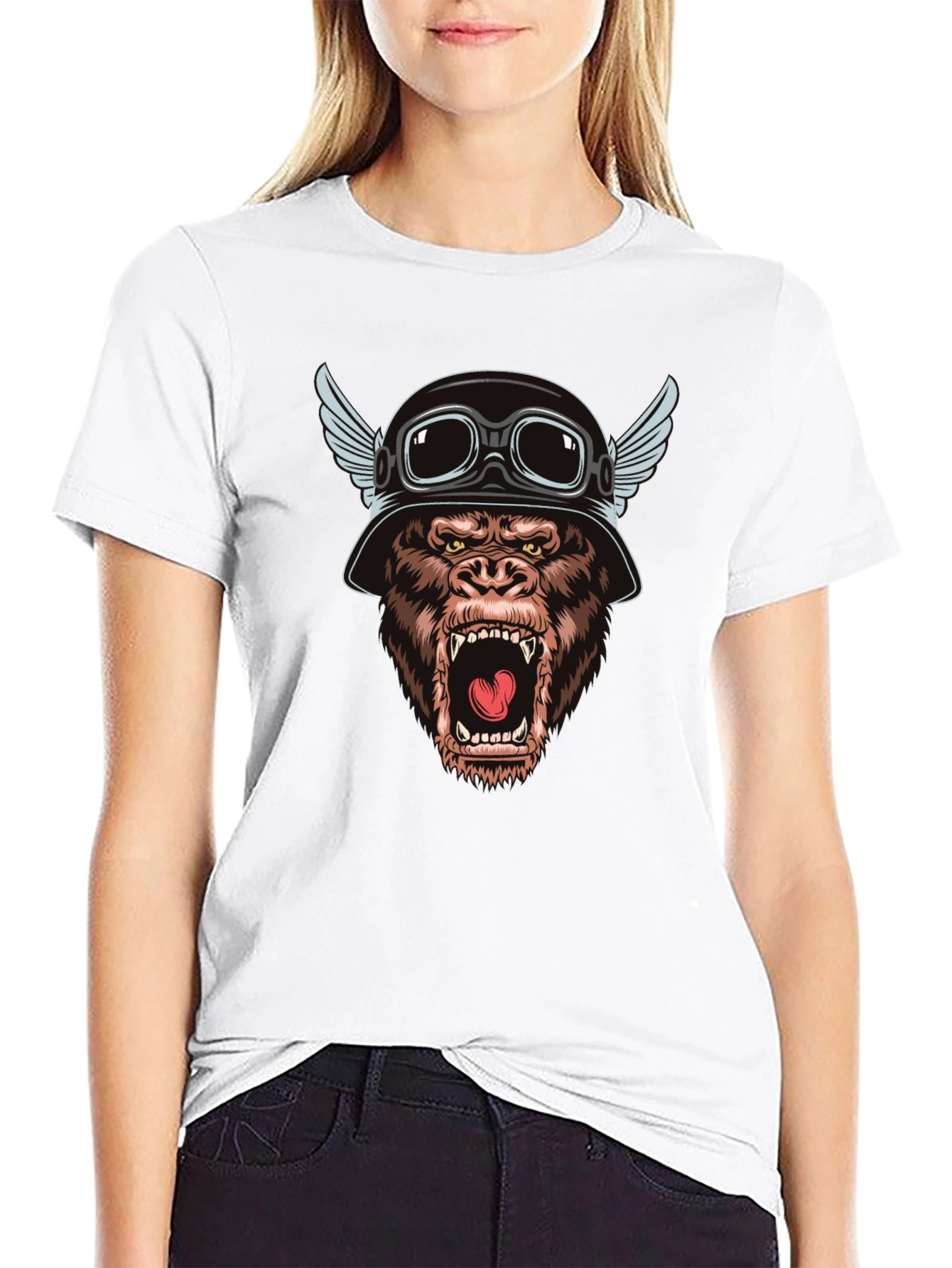 Biker Gorilla T-Shirt