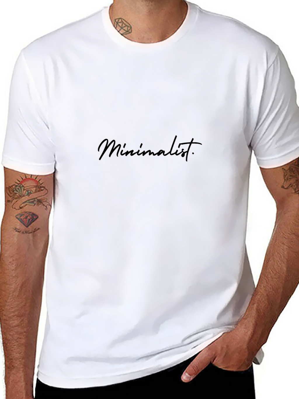Minimalist Black T-Shirt - Modern & Stylish