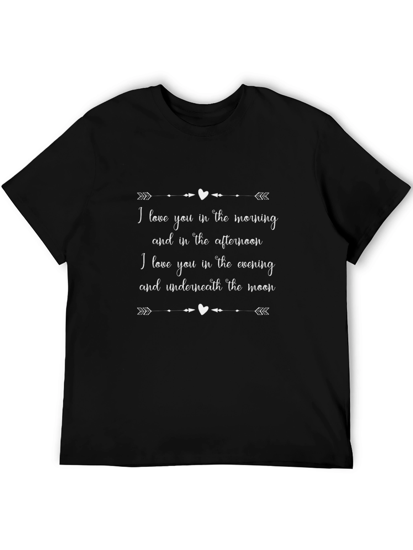 Romantic Love T-Shirt - Morning Afternoon Evening