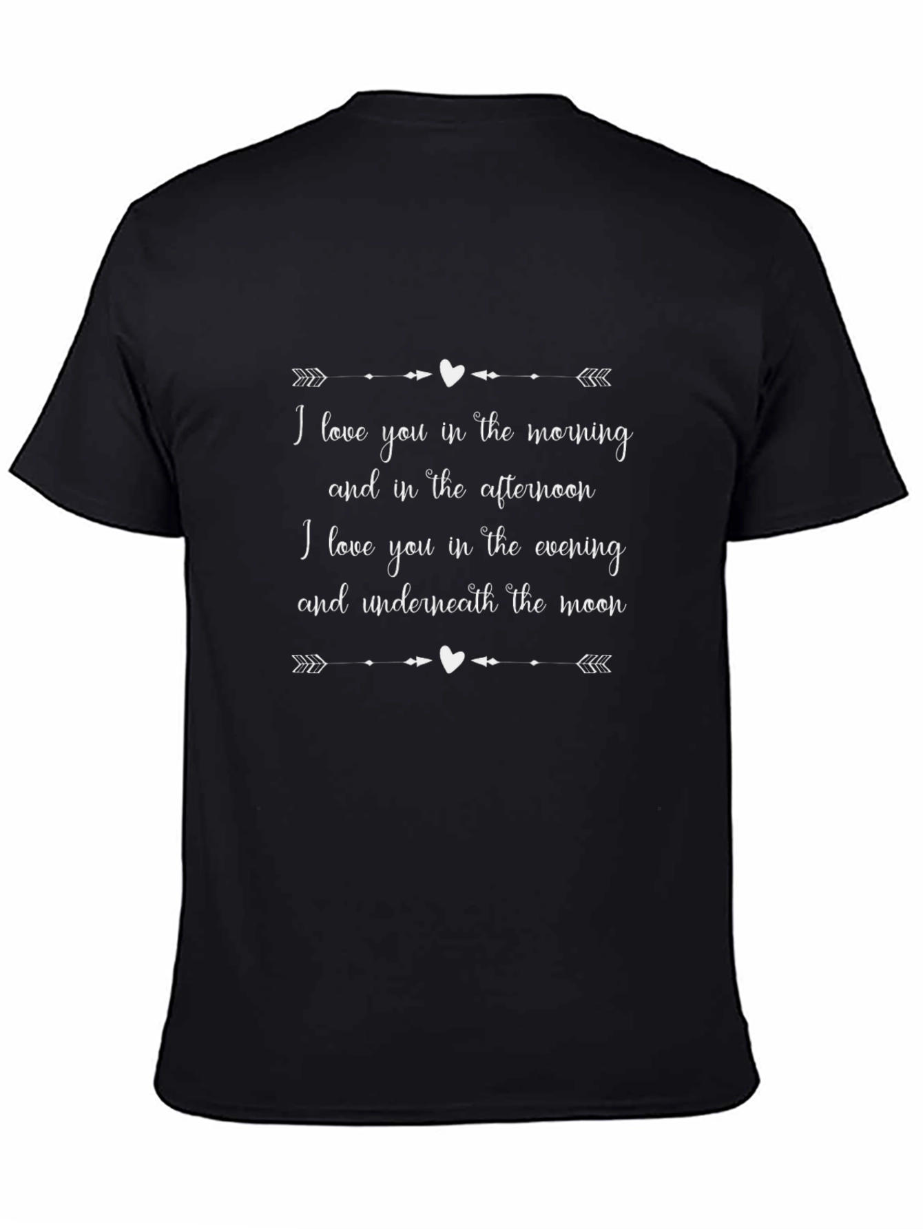 Romantic Love T-Shirt - Morning Afternoon Evening