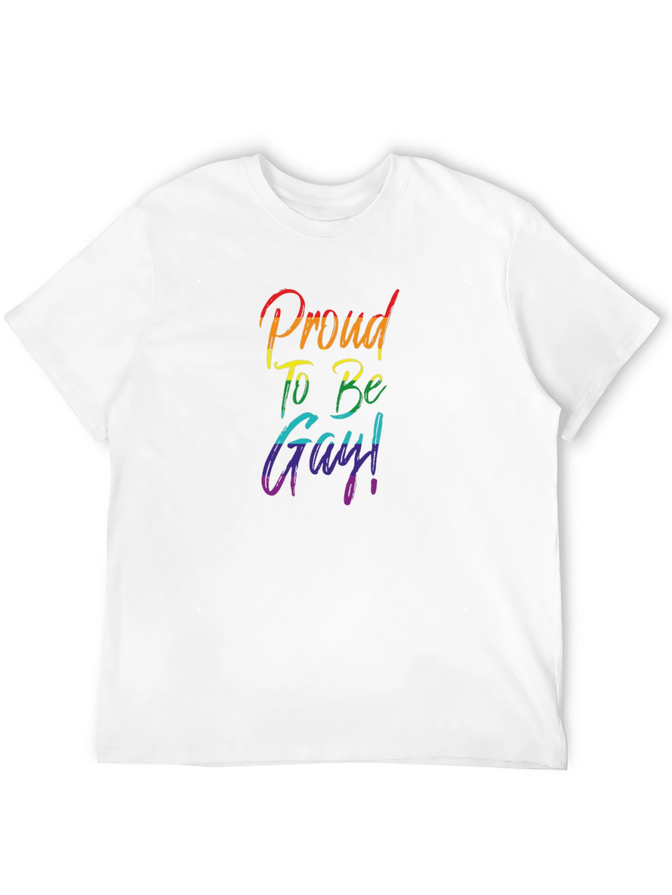 Proud To Be Gay Rainbow Pride T-Shirt
