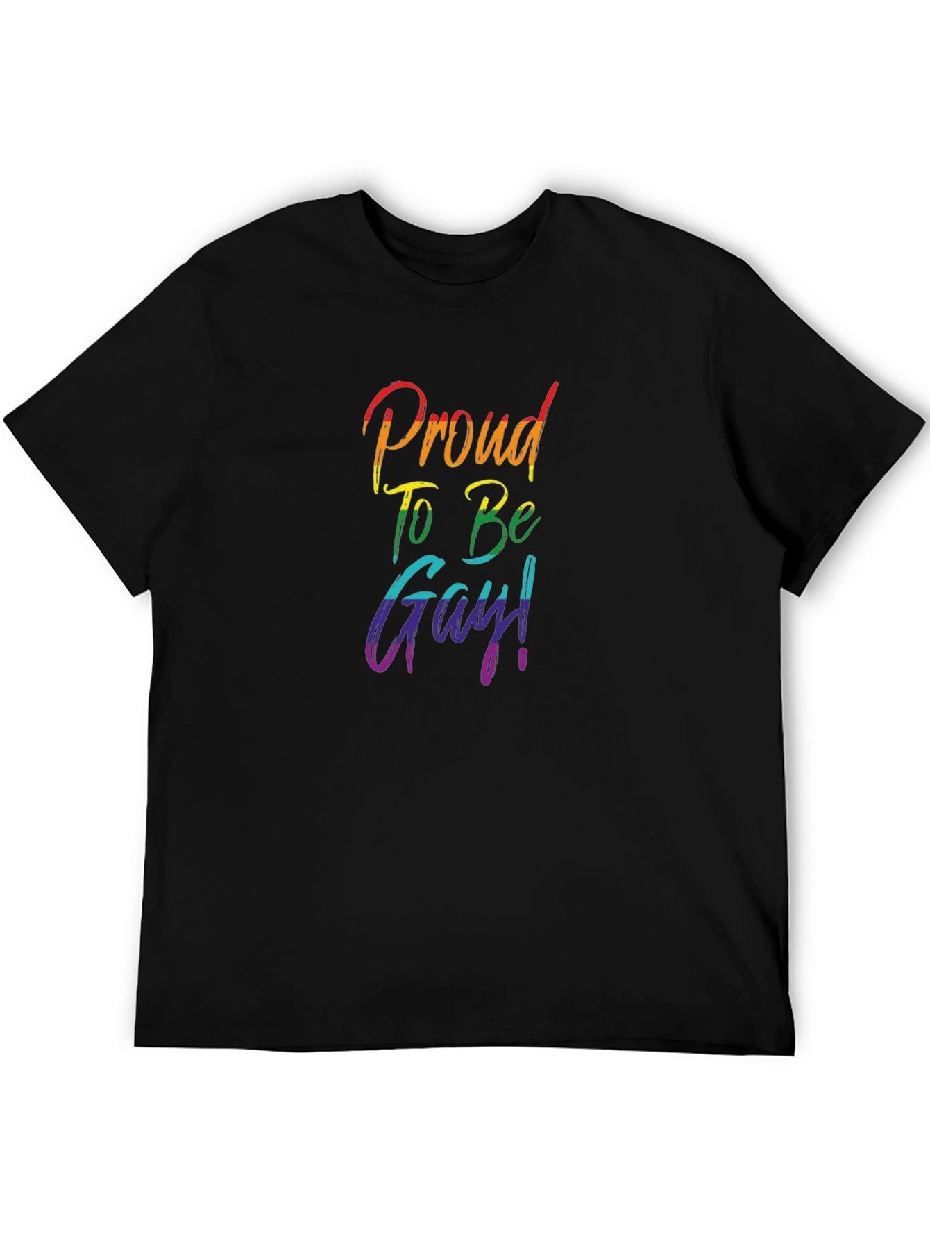 Proud To Be Gay Rainbow Pride T-Shirt