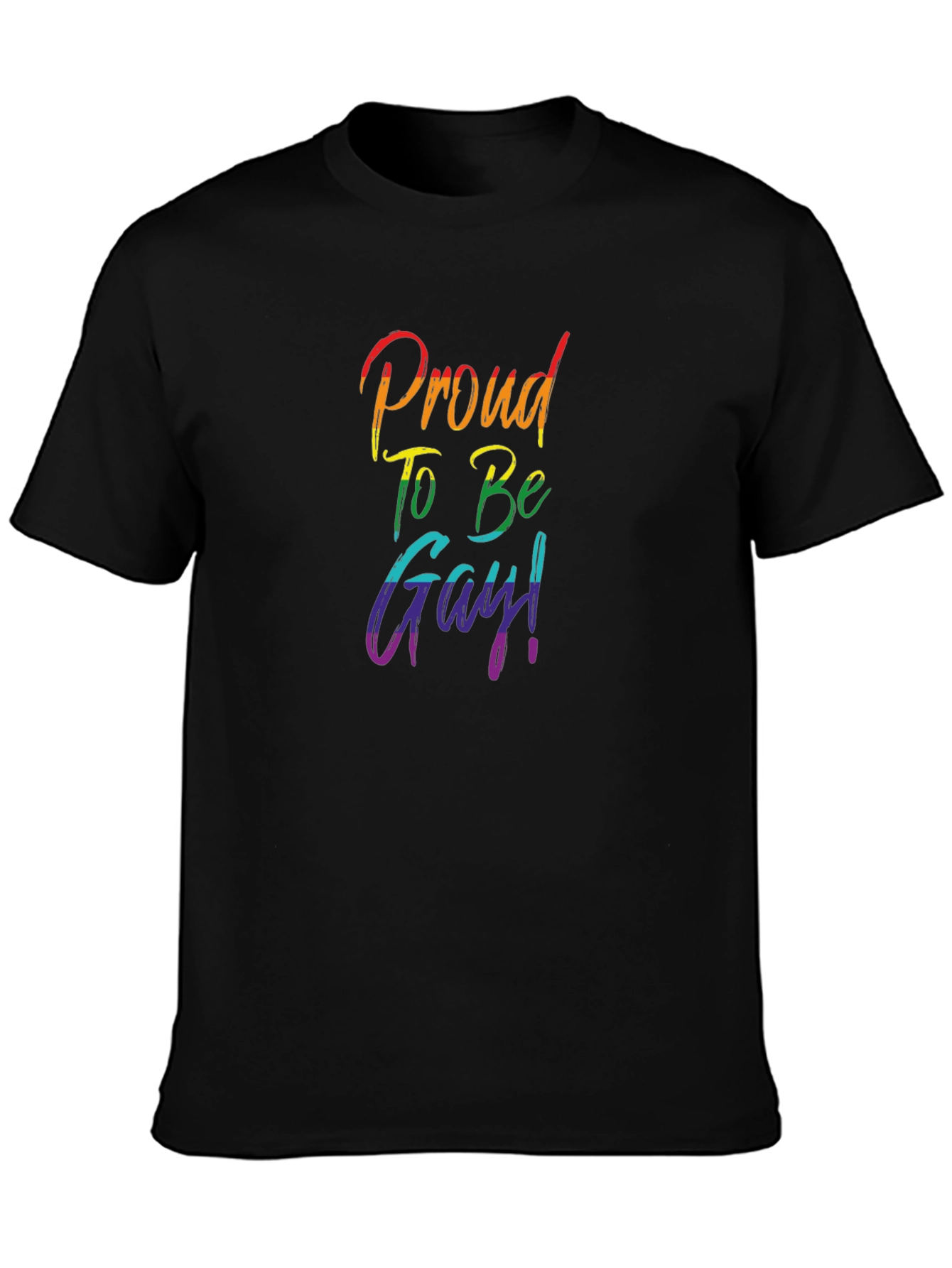 Proud To Be Gay Rainbow Pride T-Shirt
