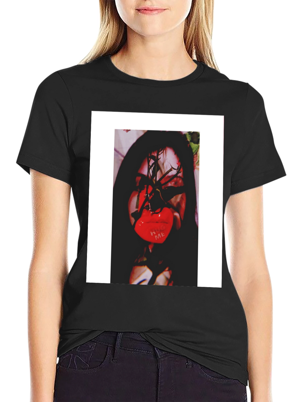 Graphic Print Crew Neck T-Shirt