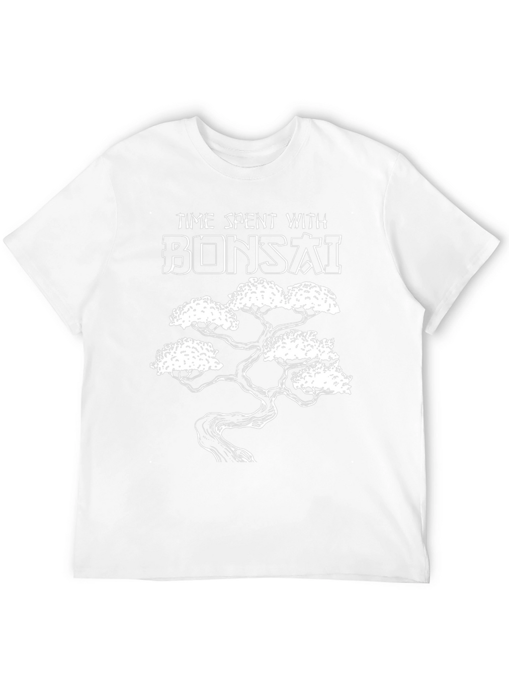 Bonsai Tree Graphic T-Shirt - Time Spent with Bonsai