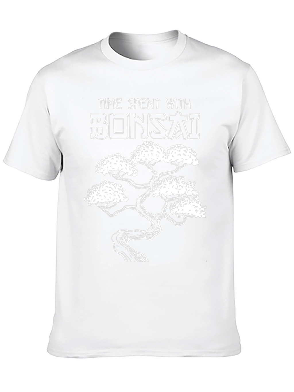 Bonsai Tree Graphic T-Shirt - Time Spent with Bonsai
