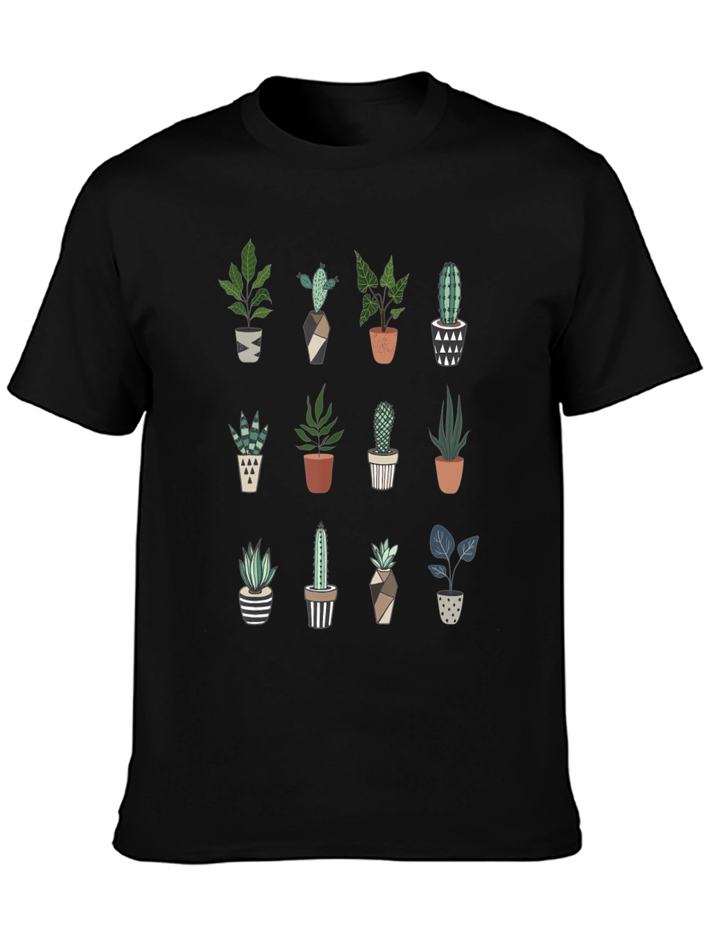 Plant Lover T-Shirt: Cute Cactus & Succulent Design