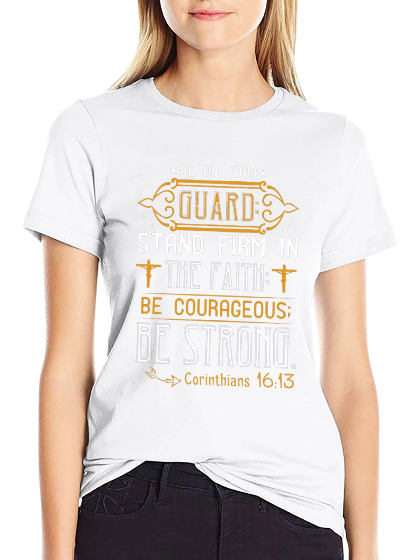 Be On Your Guard T-Shirt - Christian Faith Tee