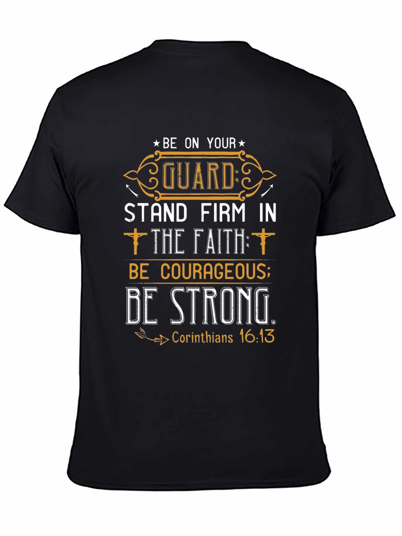 Be On Your Guard T-Shirt - Christian Faith Tee