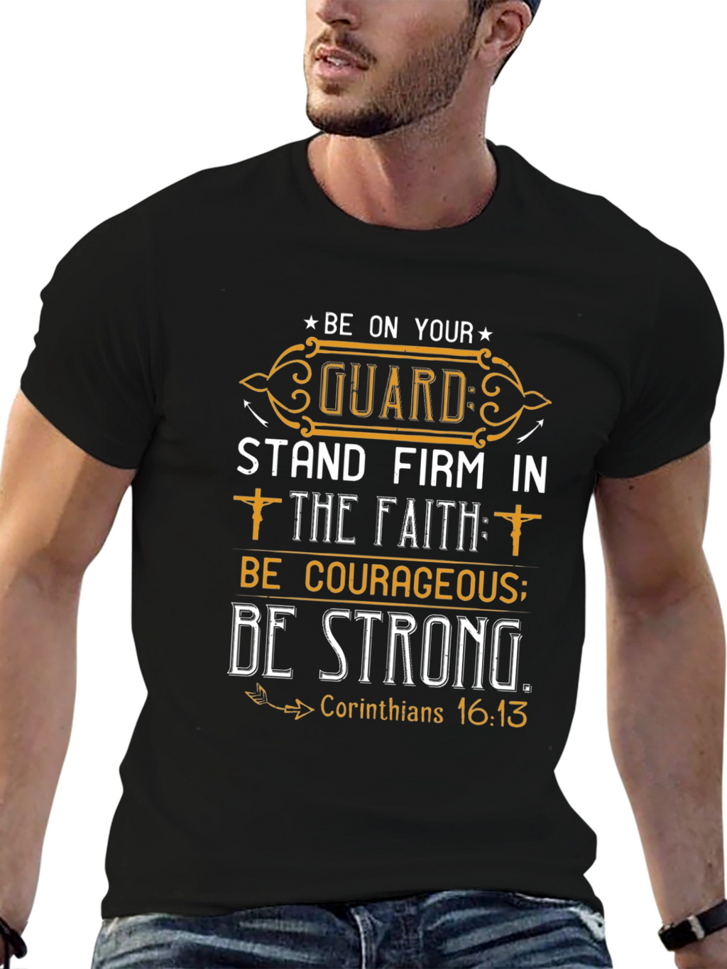 Be On Your Guard T-Shirt - Christian Faith Tee
